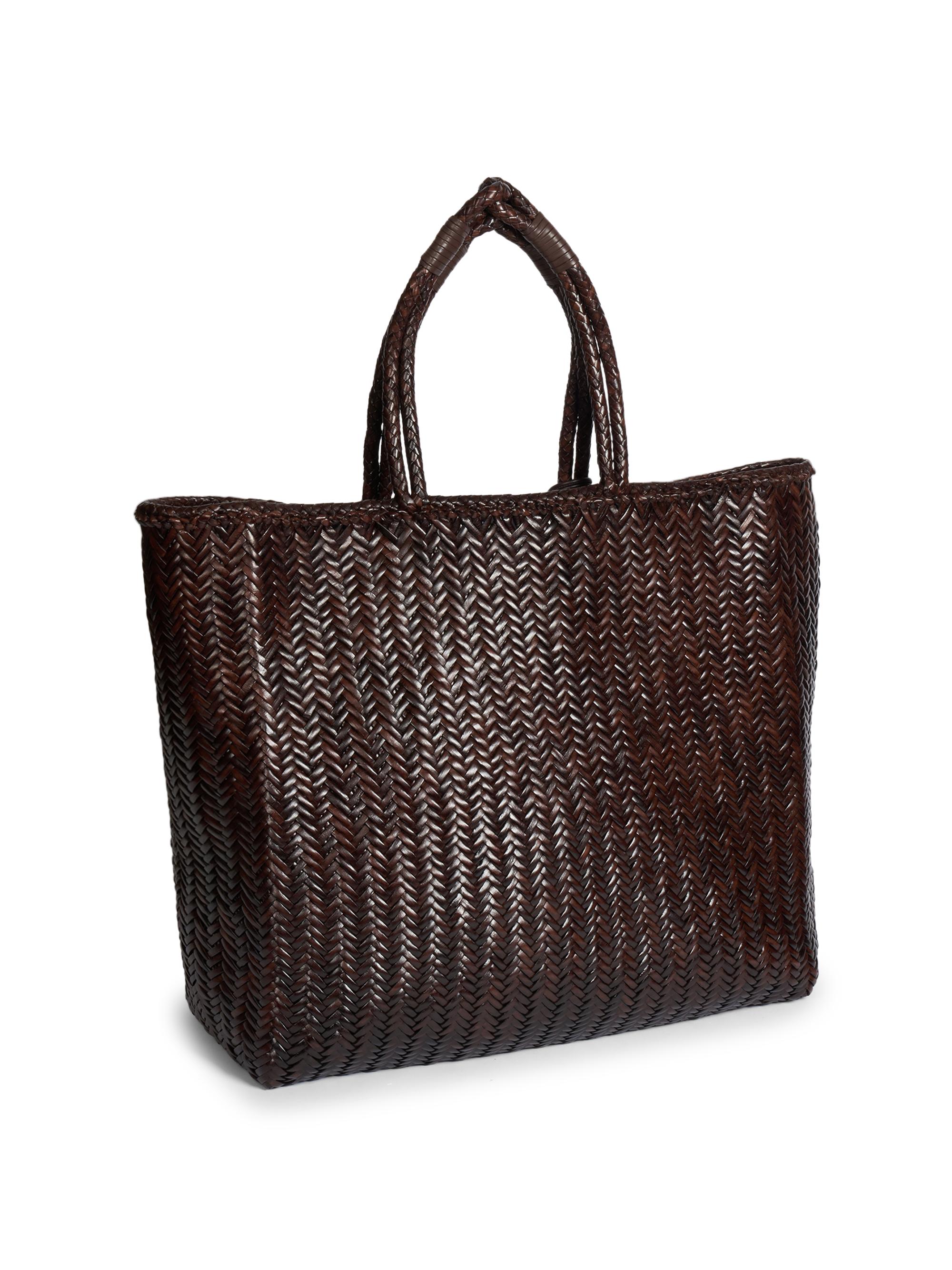 lemaire BELTED TOTE BAG ASH BLACK トートバッグ Lemaire Belted Tote Bag in Ash Black Curated at Jake and Jones