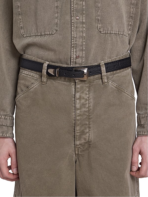Shop Lemaire Minimal Western Leather Belt | Saks Fifth Avenue Shop Lemaire Minimal Western Leather Belt | Saks Fifth Avenue