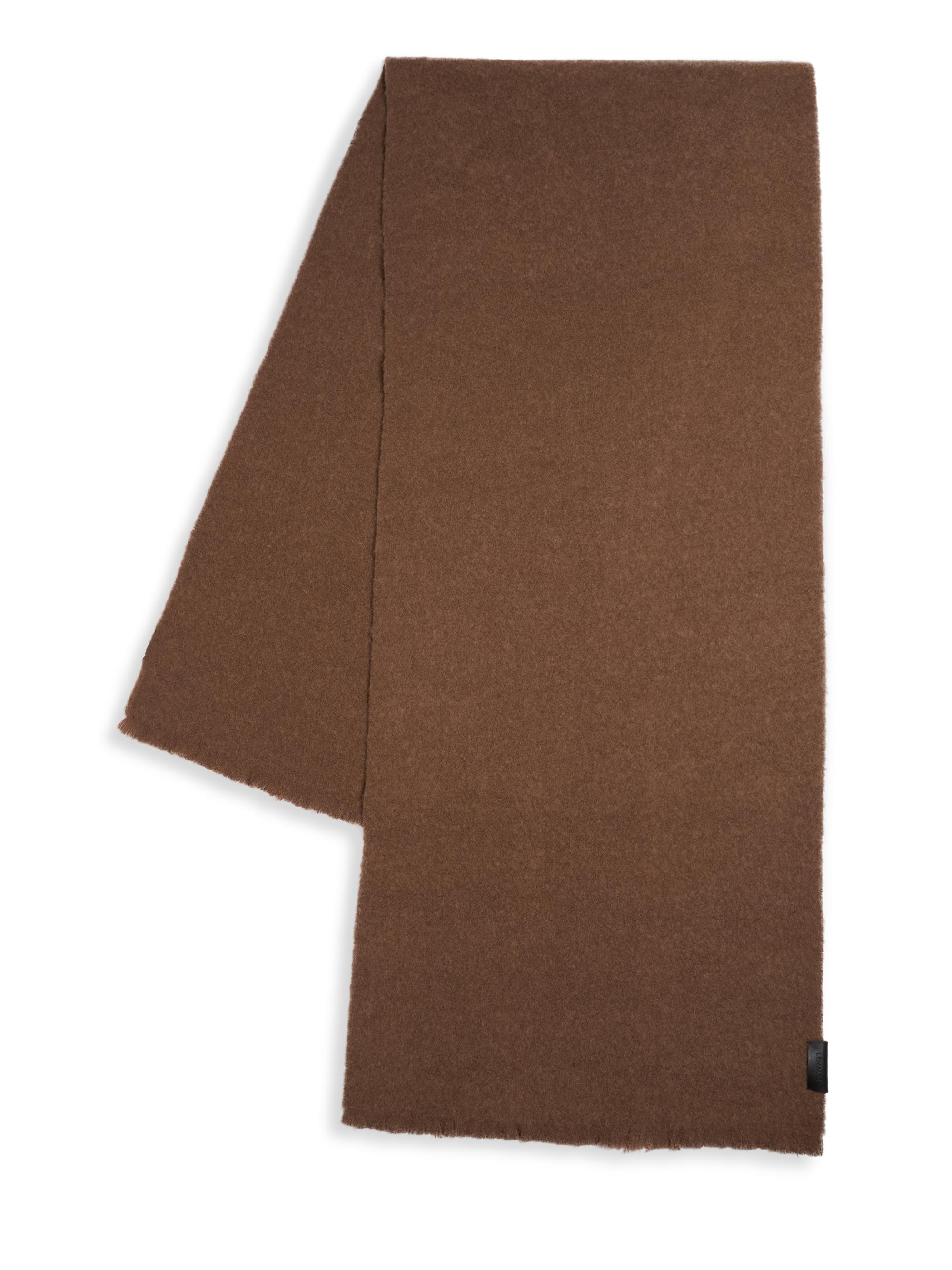 Lemaire Men's Maxi Fluffy Alpaca-Blend Scarf - Black