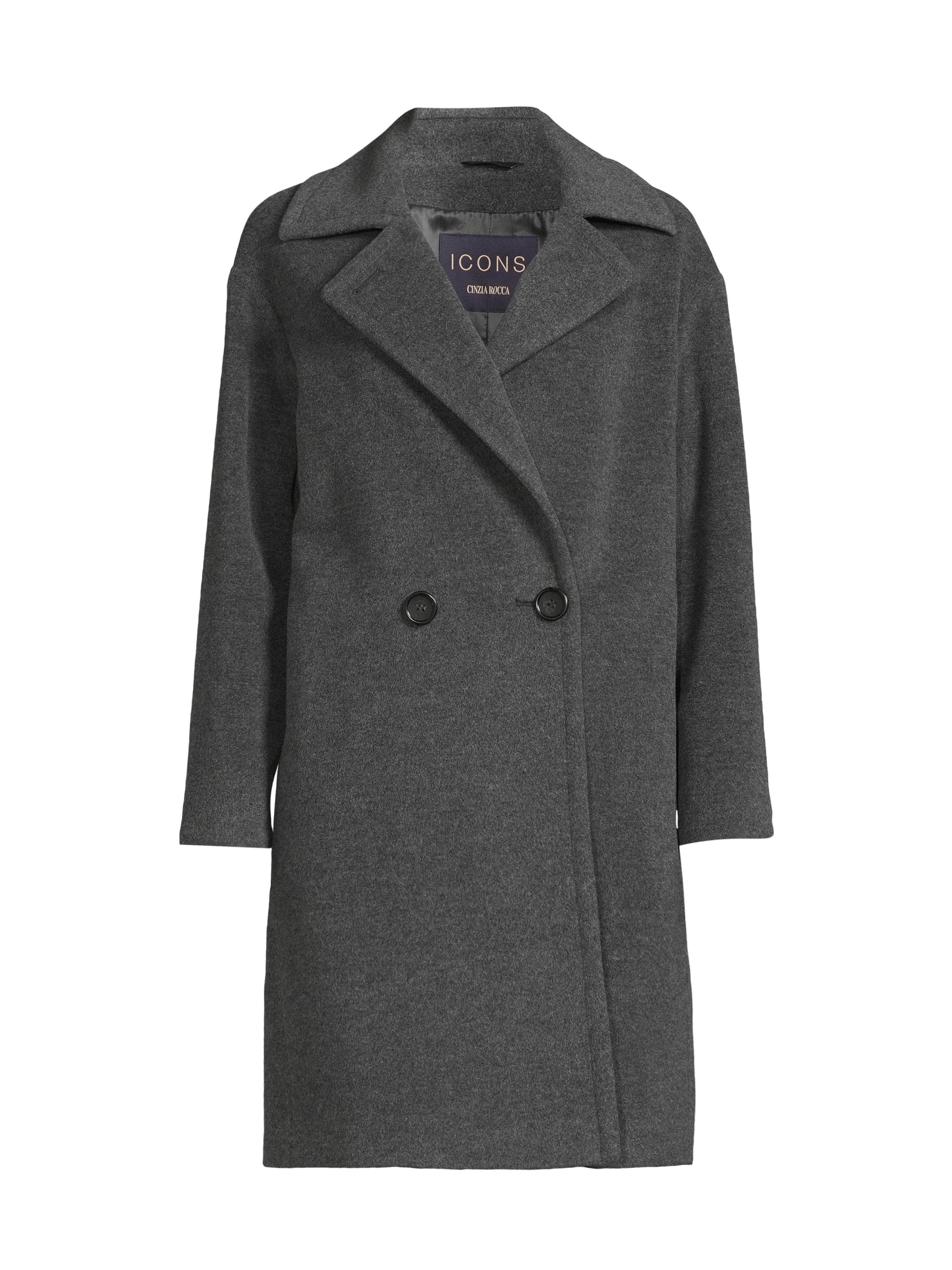 Cinzia Rocca Wool-Cashmere Double-Breasted Coat | Saks Fifth Avenue