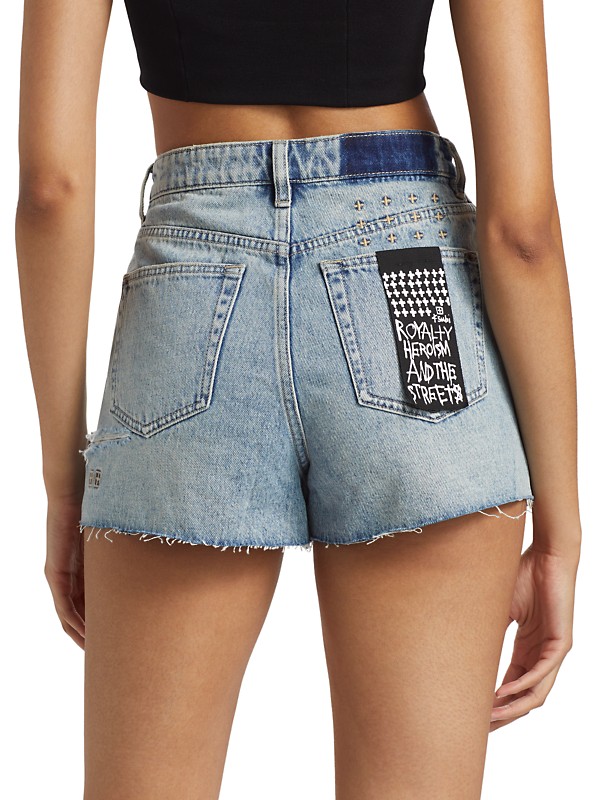 Shop Ksubi Paradise Lost Rise N High Denim Shorts | Saks Shop Ksubi Paradise Lost Rise N High Denim Shorts | Saks