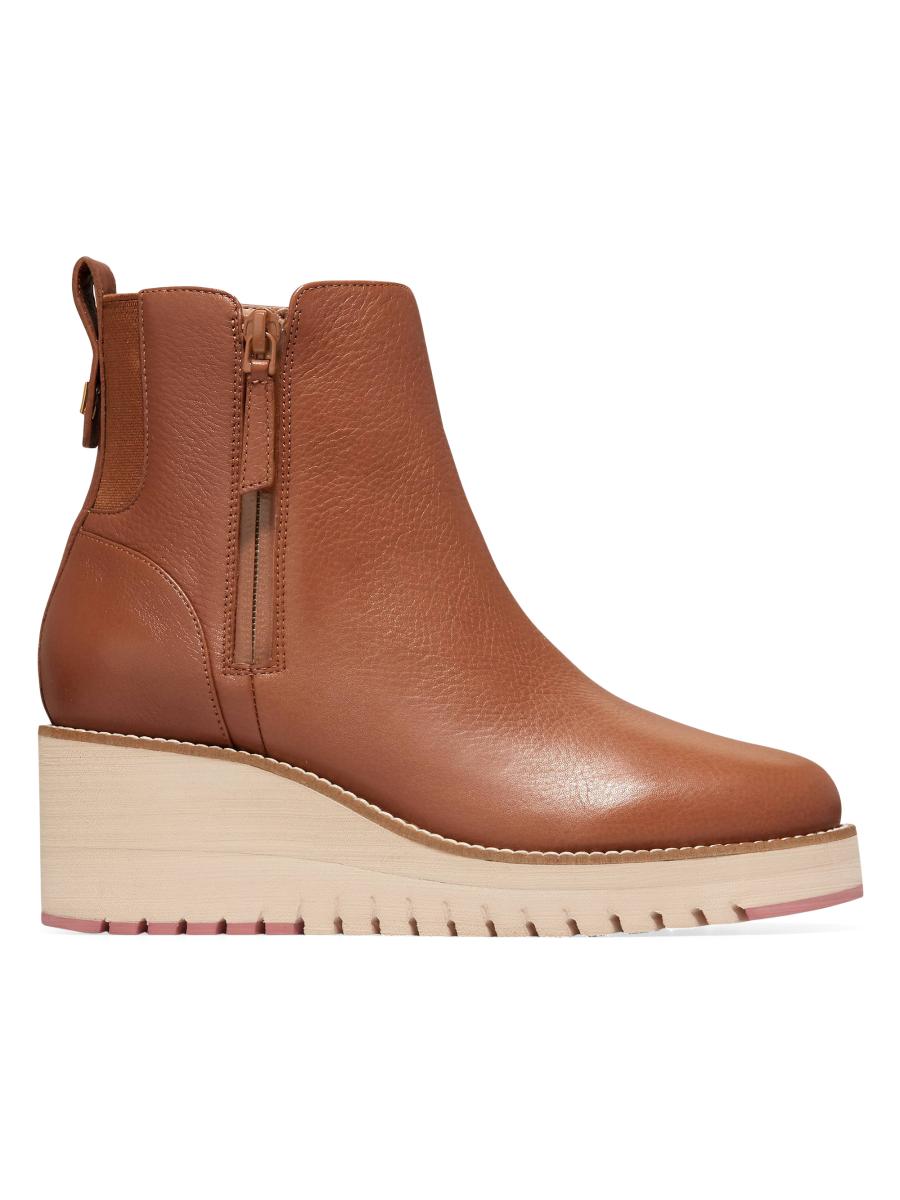 【Cole Haan】Women's ZEROGRAND City Wedge Chelsea Boots Cole Haan Zerogrand City Wedge Booties | Saks Fifth Avenue