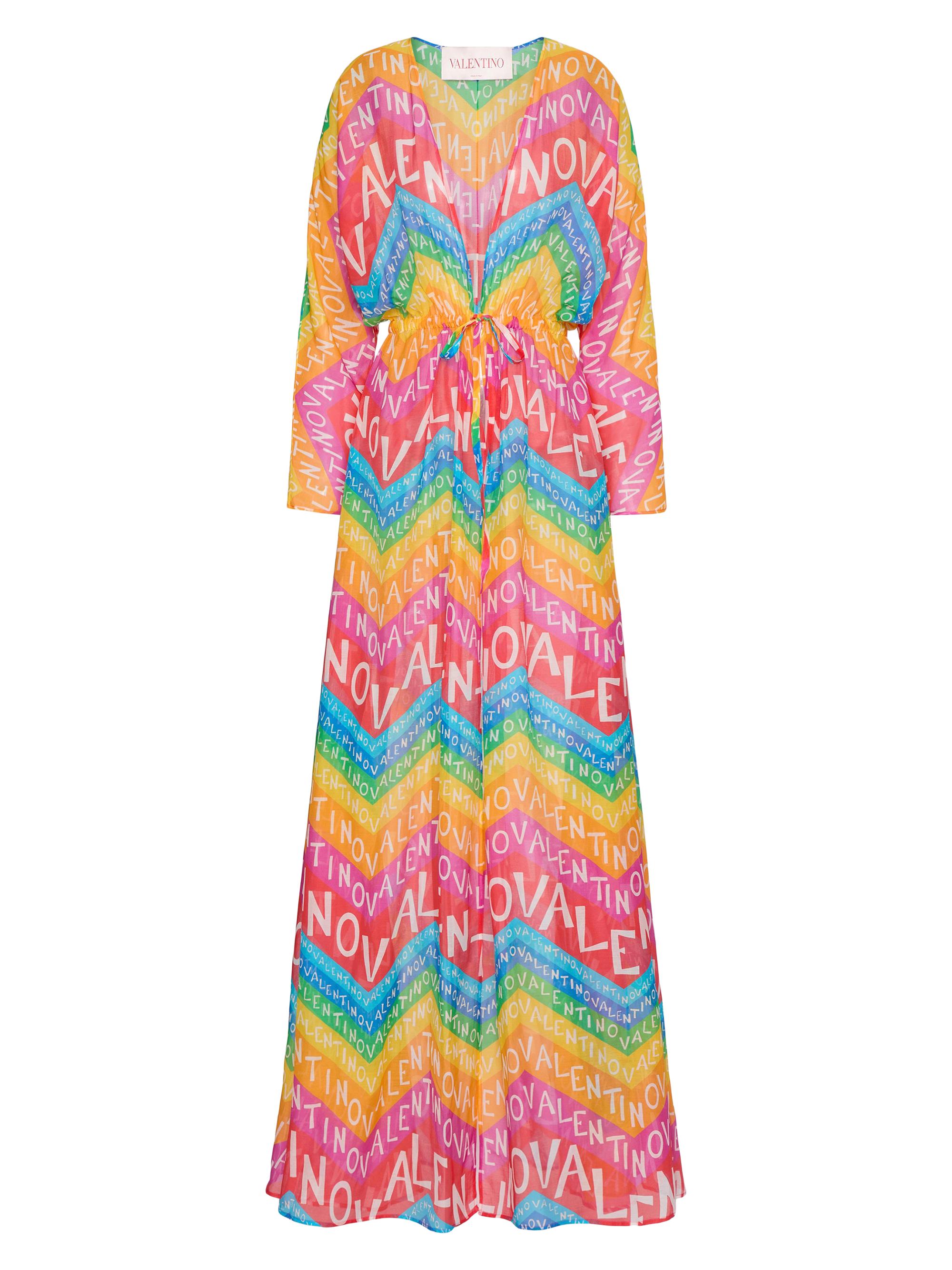 Valentino Garavani Women's Chevron Muslin Evening Dress