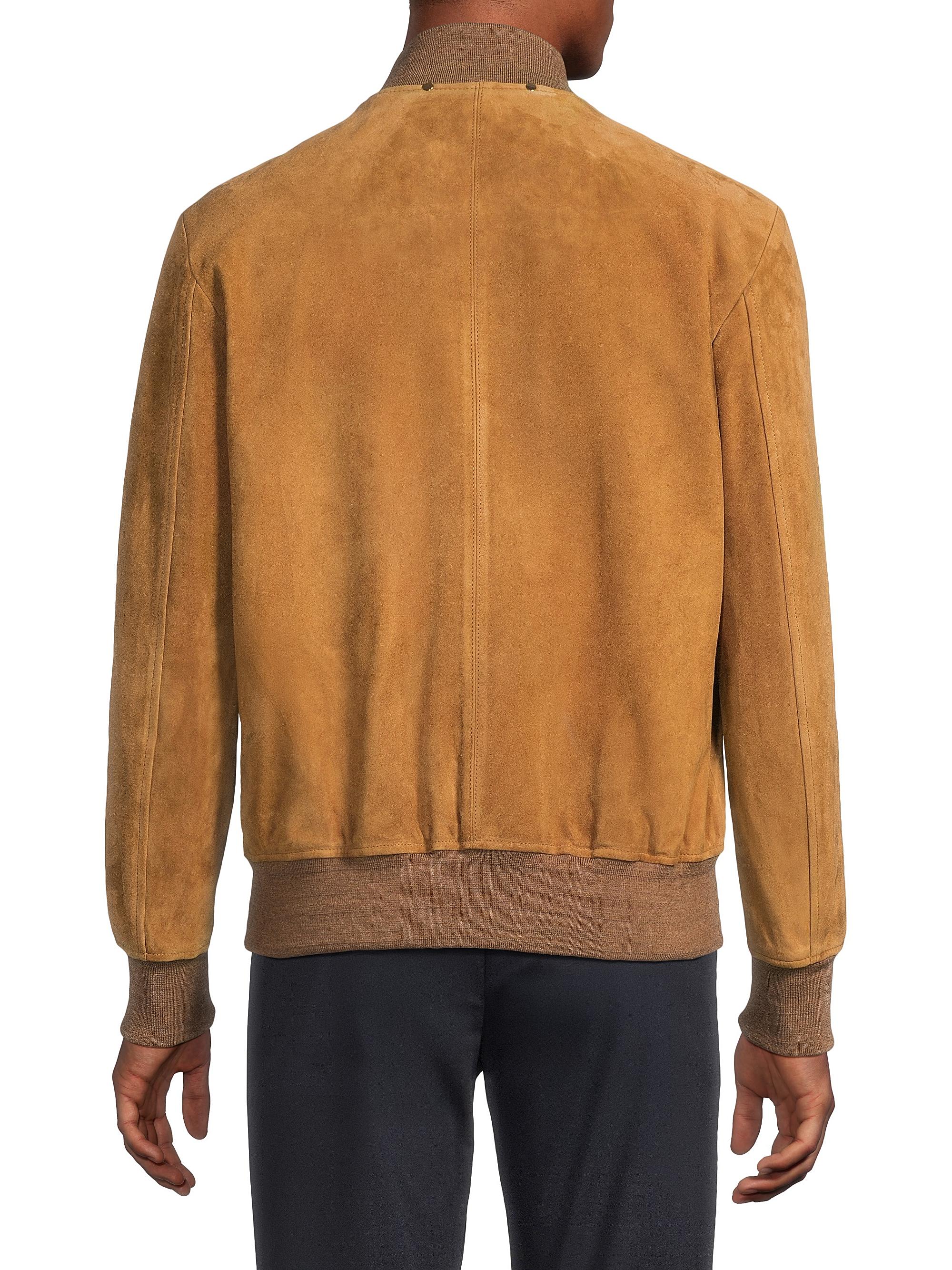 Paul Smith Suede Bomber Jacket | Saks Fifth Avenue