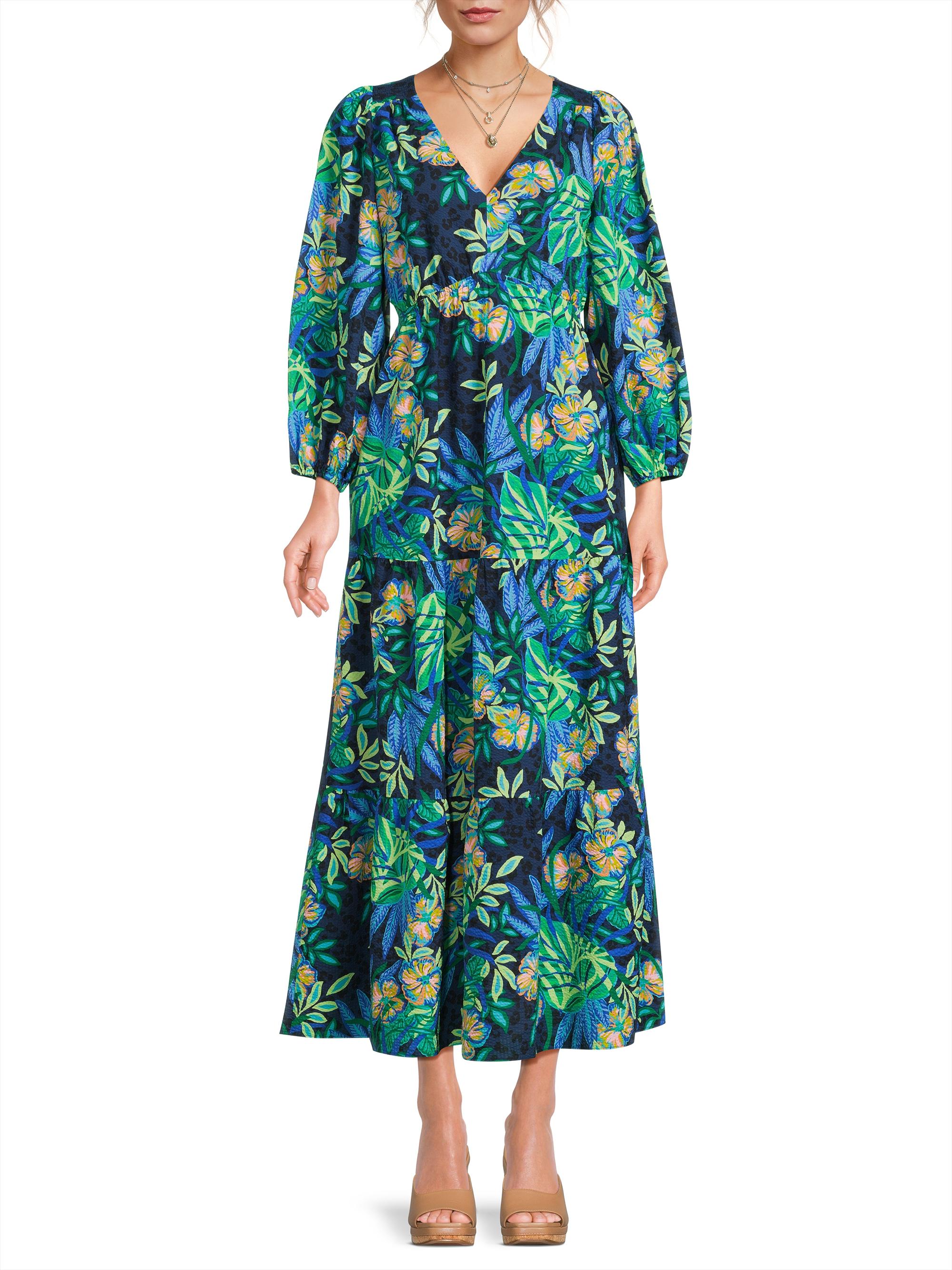 lilly pulitzer deacon maxi dress Deacon Lilly Pulitzer V Neck Dress Lilly Pulitzer Deacon Floral Empire Midi  Dress Saks Fifth Avenue