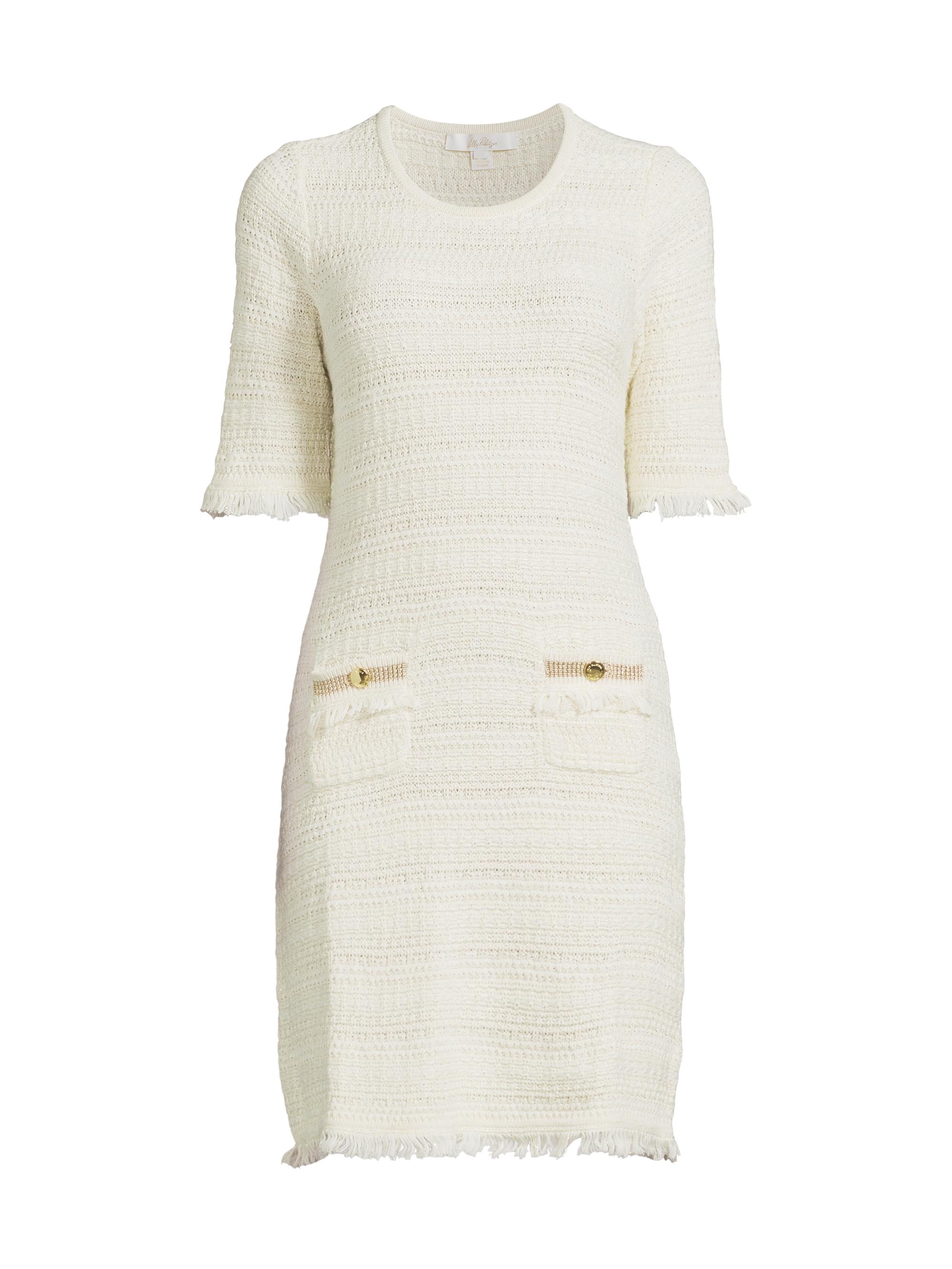 Lilly Pulitzer Women's Beckington Sweater Dress - Coconut Metallic Marl