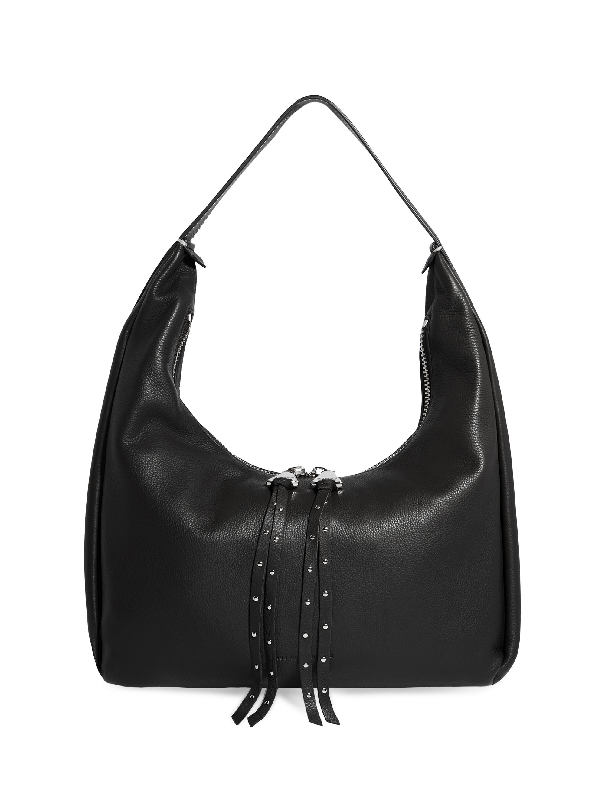 Aimee Kestenberg Women's Hamilton Leather Hobo Bag - Black