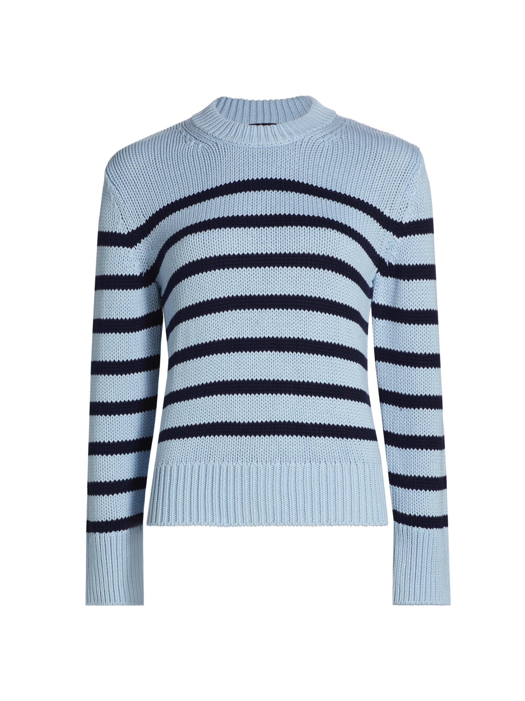 新品　WOMEN’S WR STRIPE CREW NECK KNIT S CG685_SR6139
