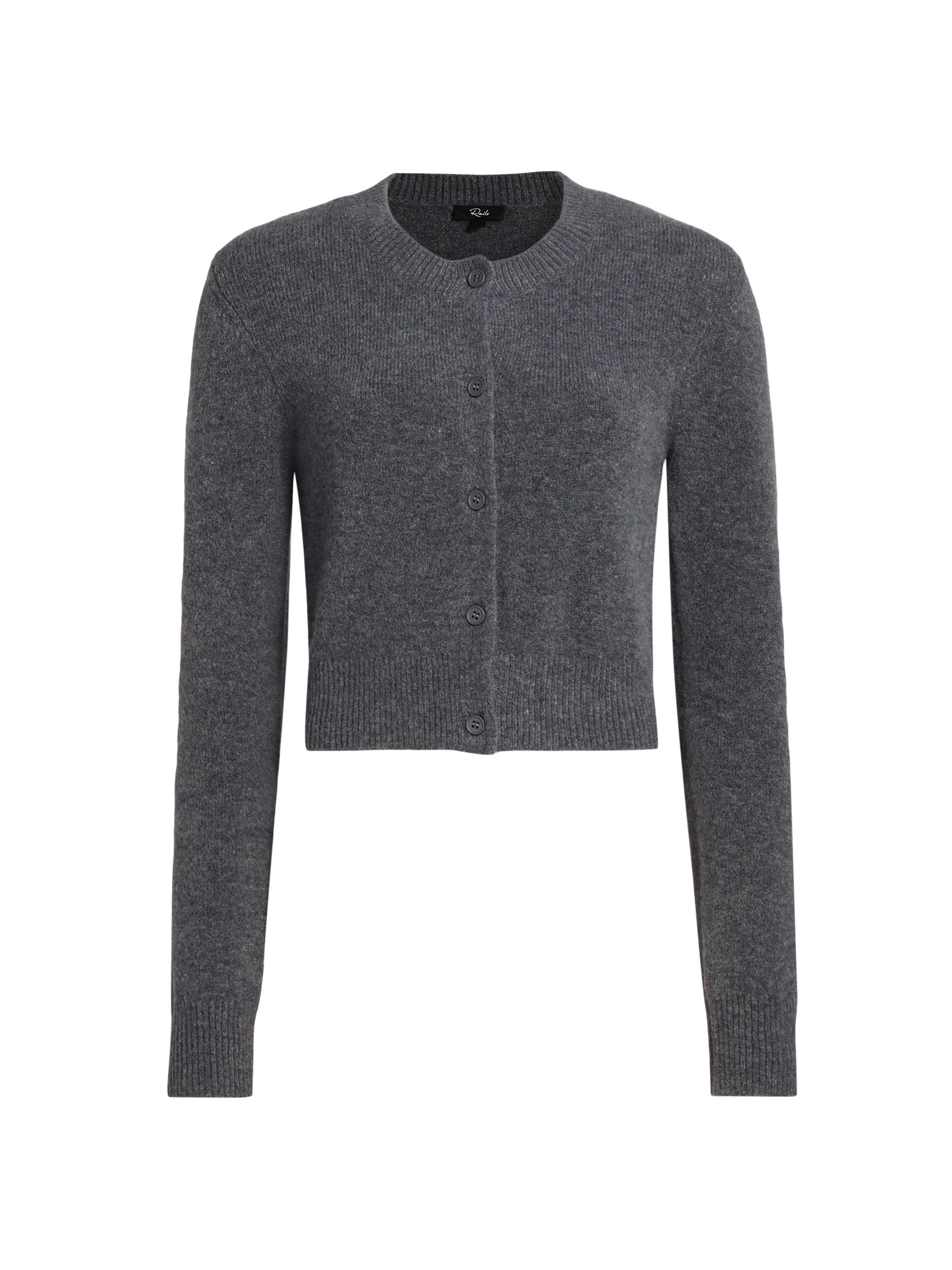 Rails Women's Matilda Cropped Cardigan - Charcoal