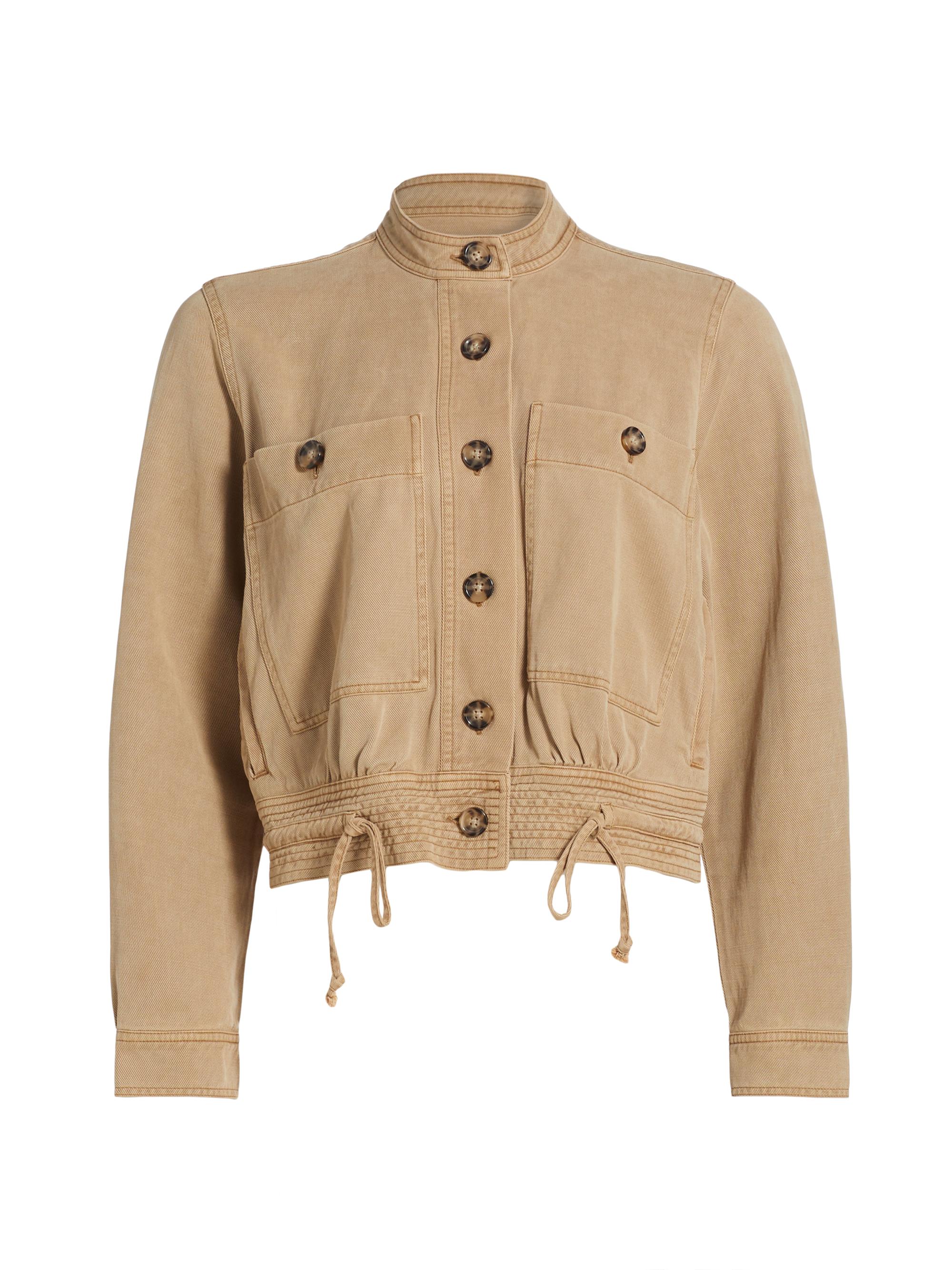Rails Women's Alma Washed Twill Utility Jacket - Washed Camel