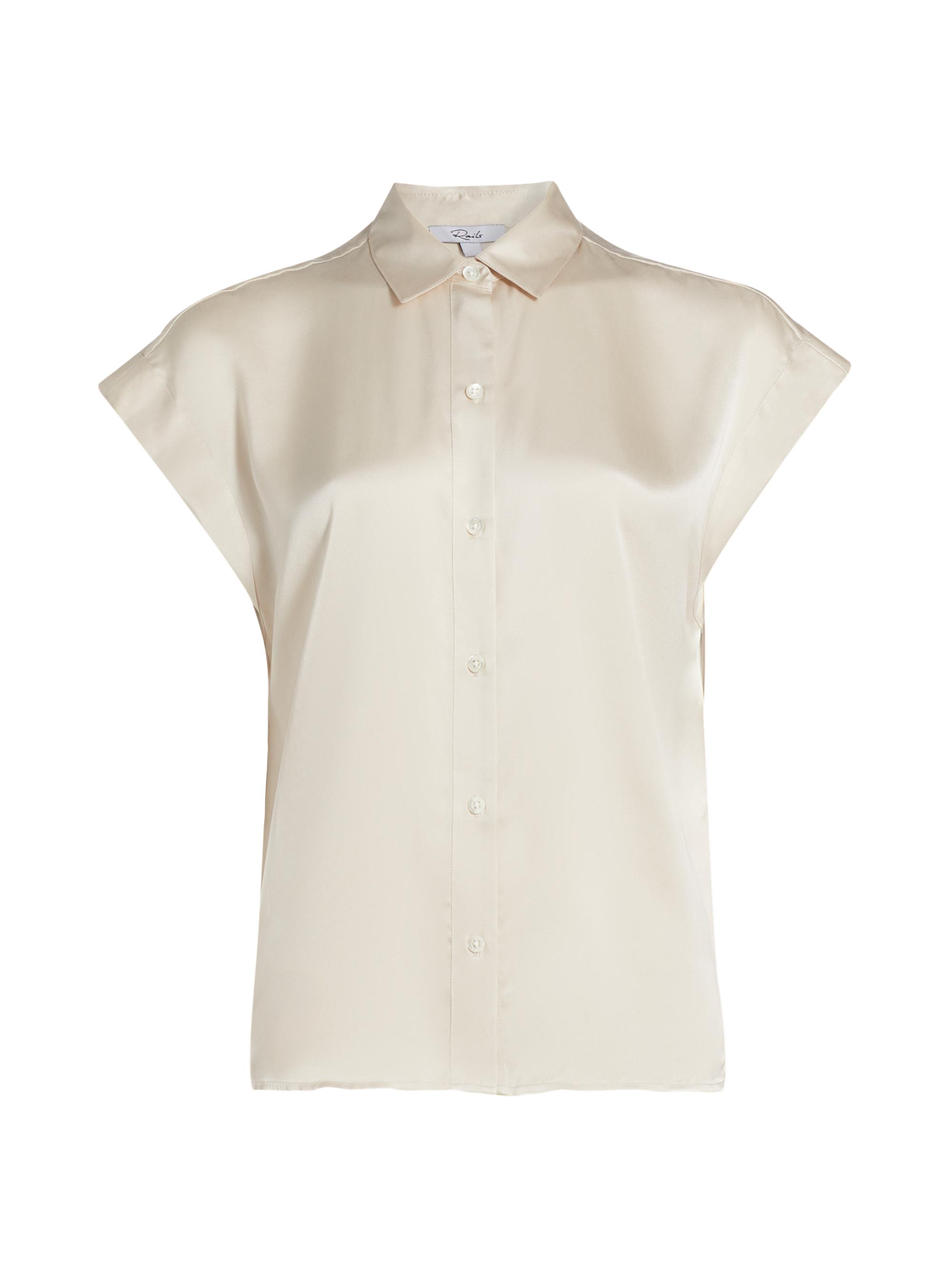 Rails Women's Palmer Silk Top - Moonbeam