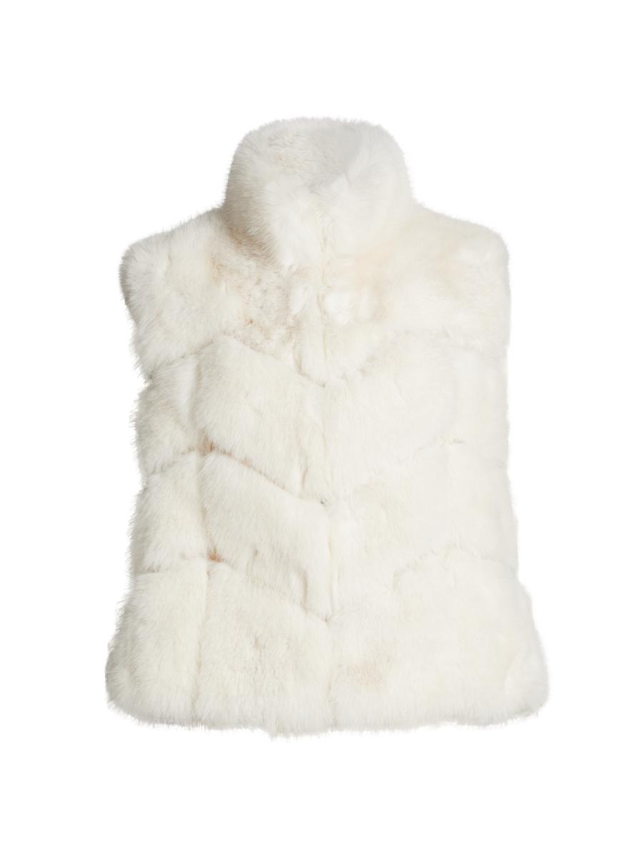 Generation Love Rosario Chevron Faux-Fur Vest | Saks Fifth