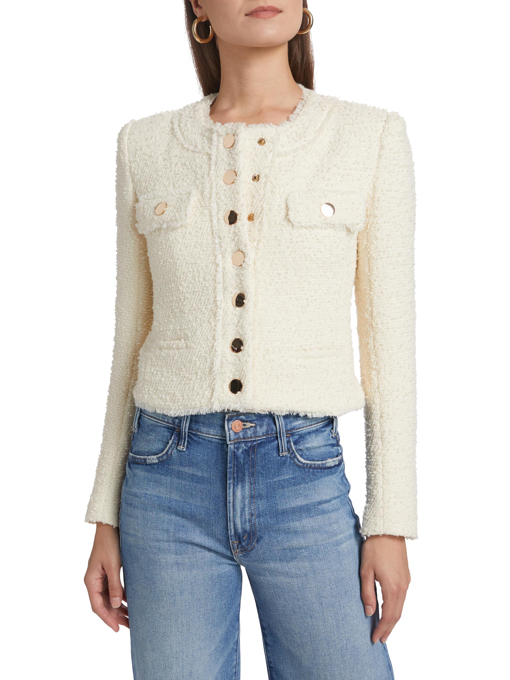 Generation Love Kennedi Shimmer Tweed Jacket | Saks Fifth Avenue