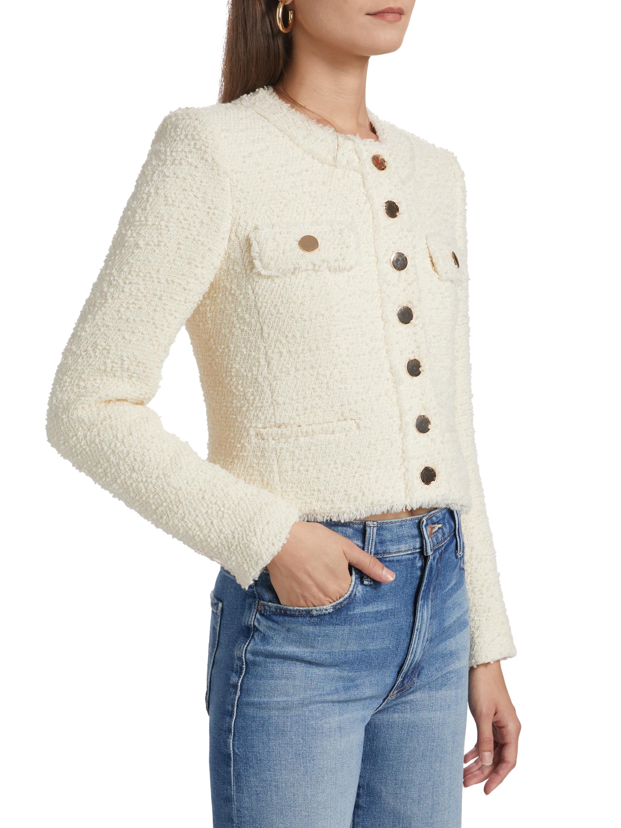 Generation Love Kennedi Shimmer Tweed Jacket | Saks Fifth Avenue