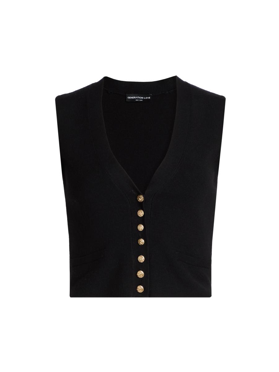 Generation Love Mailan Rib-Knit Vest | Saks Fifth Avenue