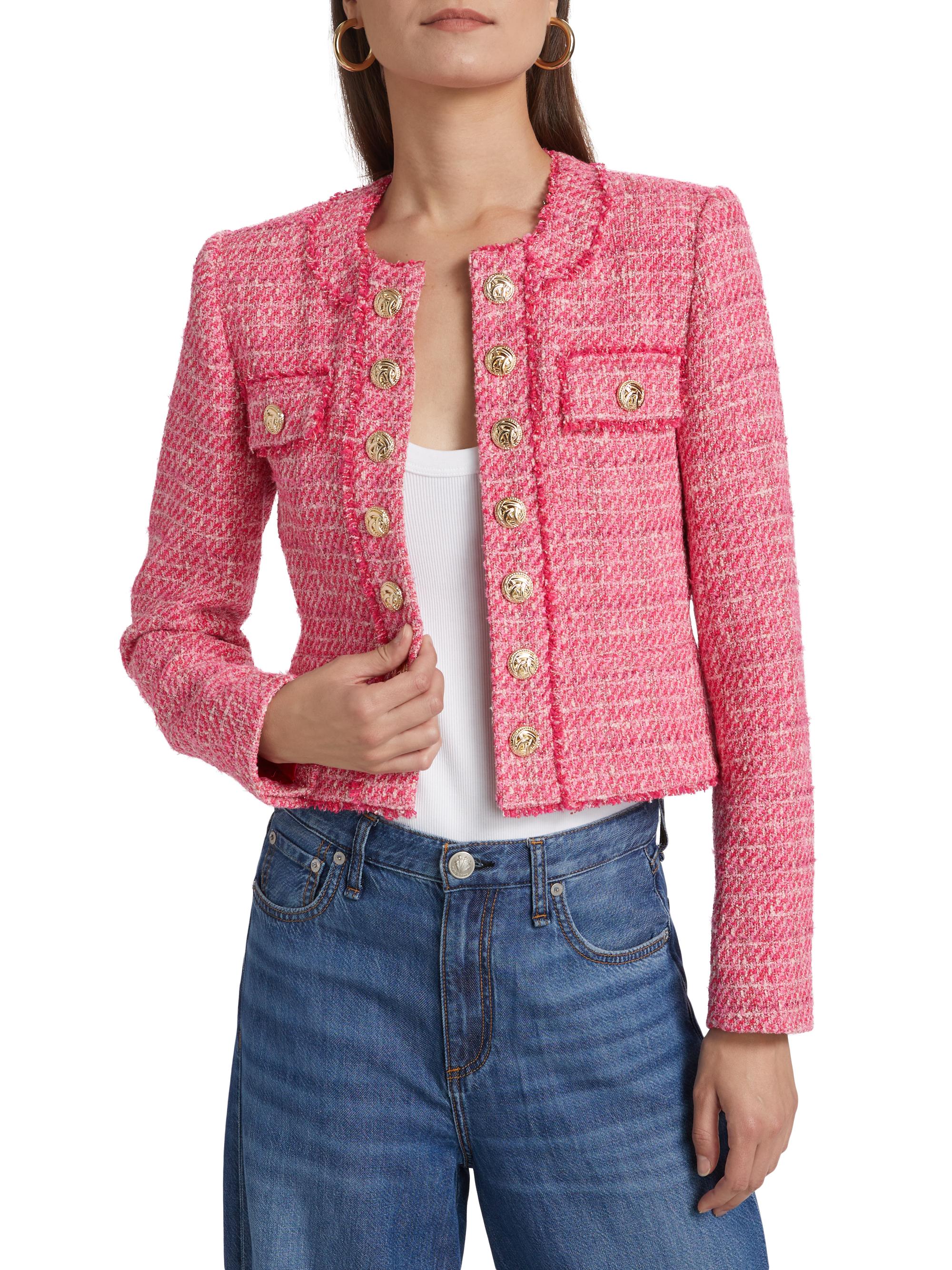 Generation Love Karson Shimmer Tweed Jacket | Saks Fifth Avenue