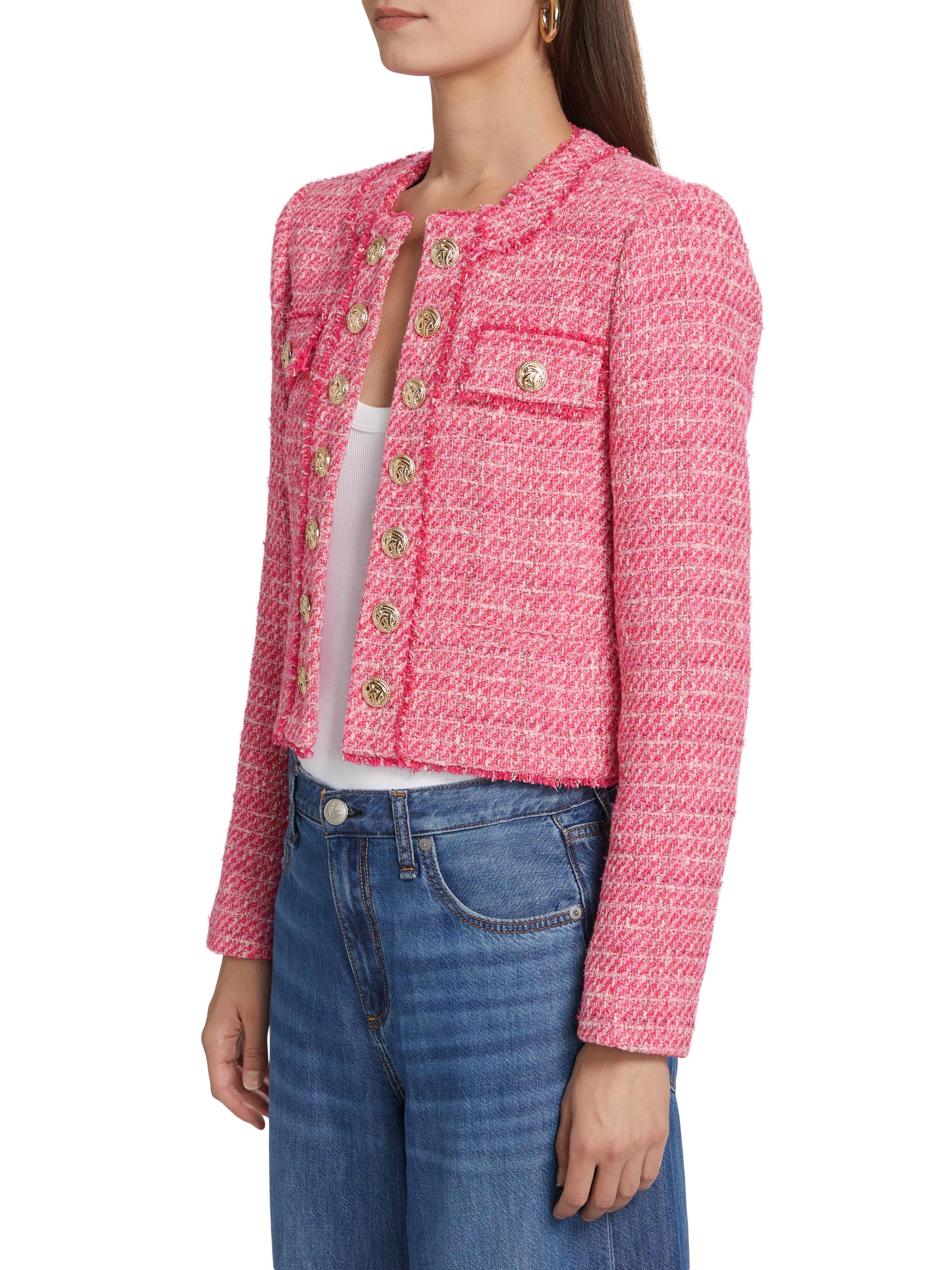 Generation Love Karson Shimmer Tweed Jacket | Saks Fifth Avenue