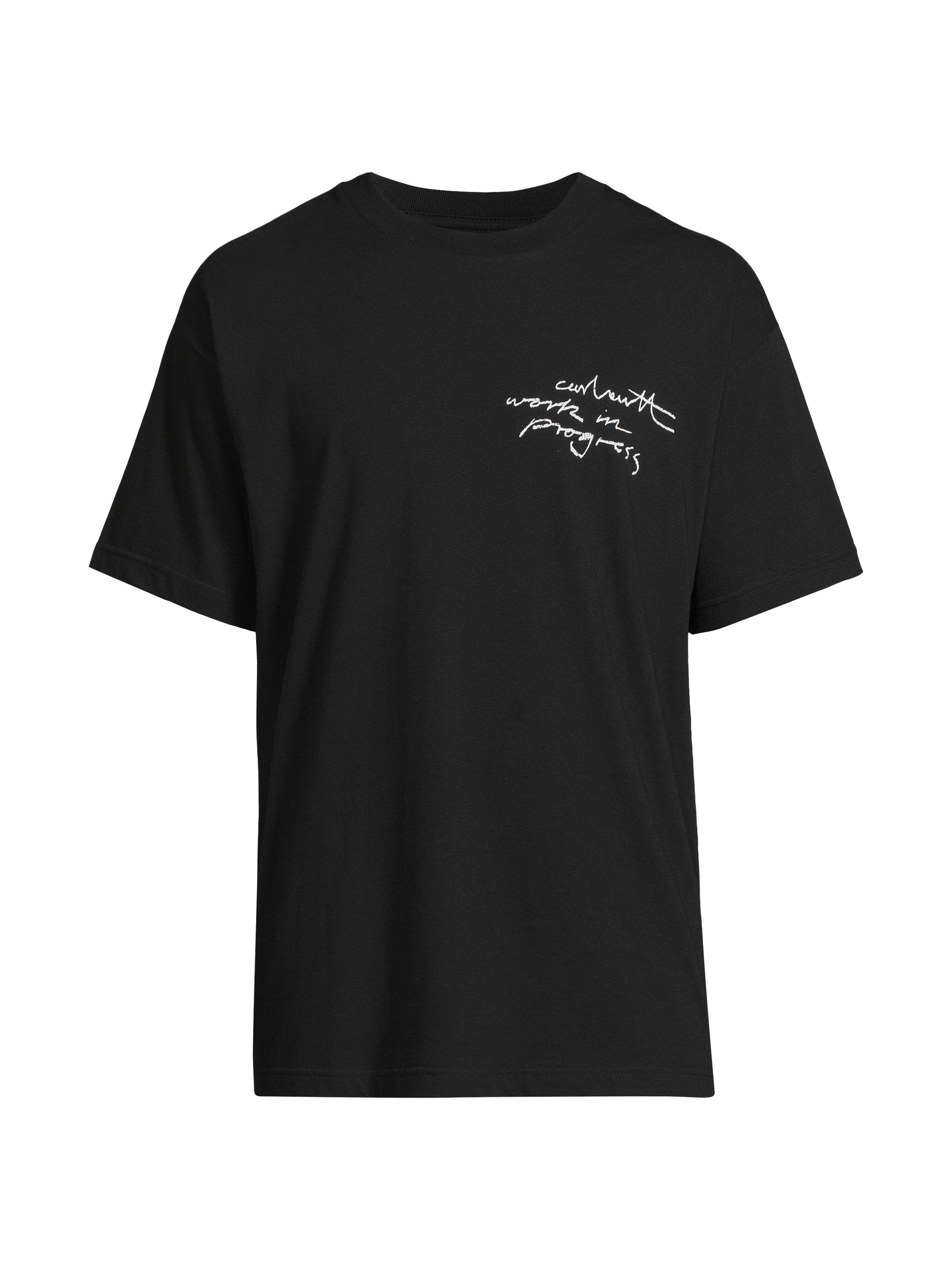 Carhartt WIP Men's Pencil Cotton T-Shirt - Black White