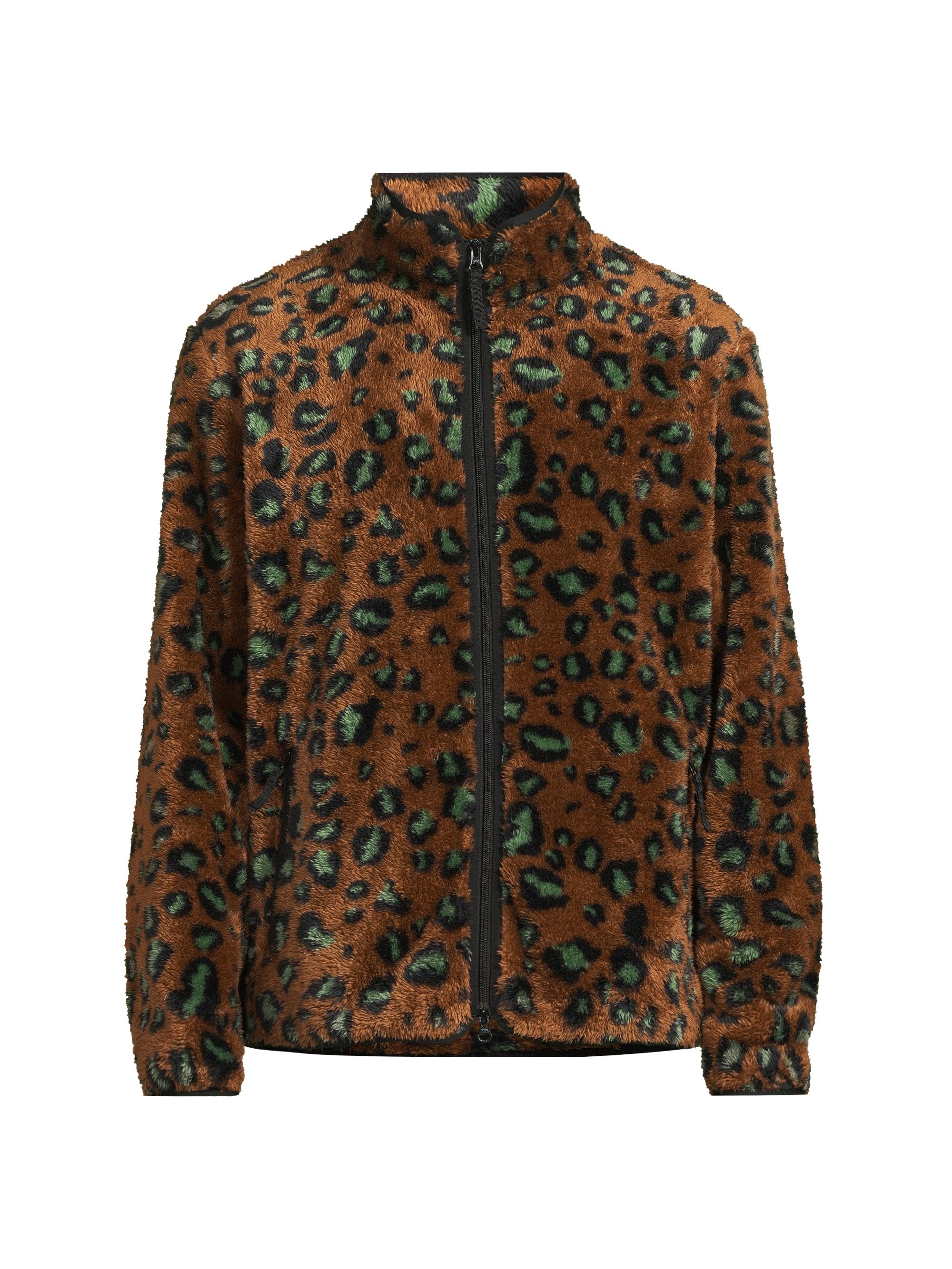 Carhartt WIP Men's Jebson Leopard Jacket - Camo Leo Tamarind Black