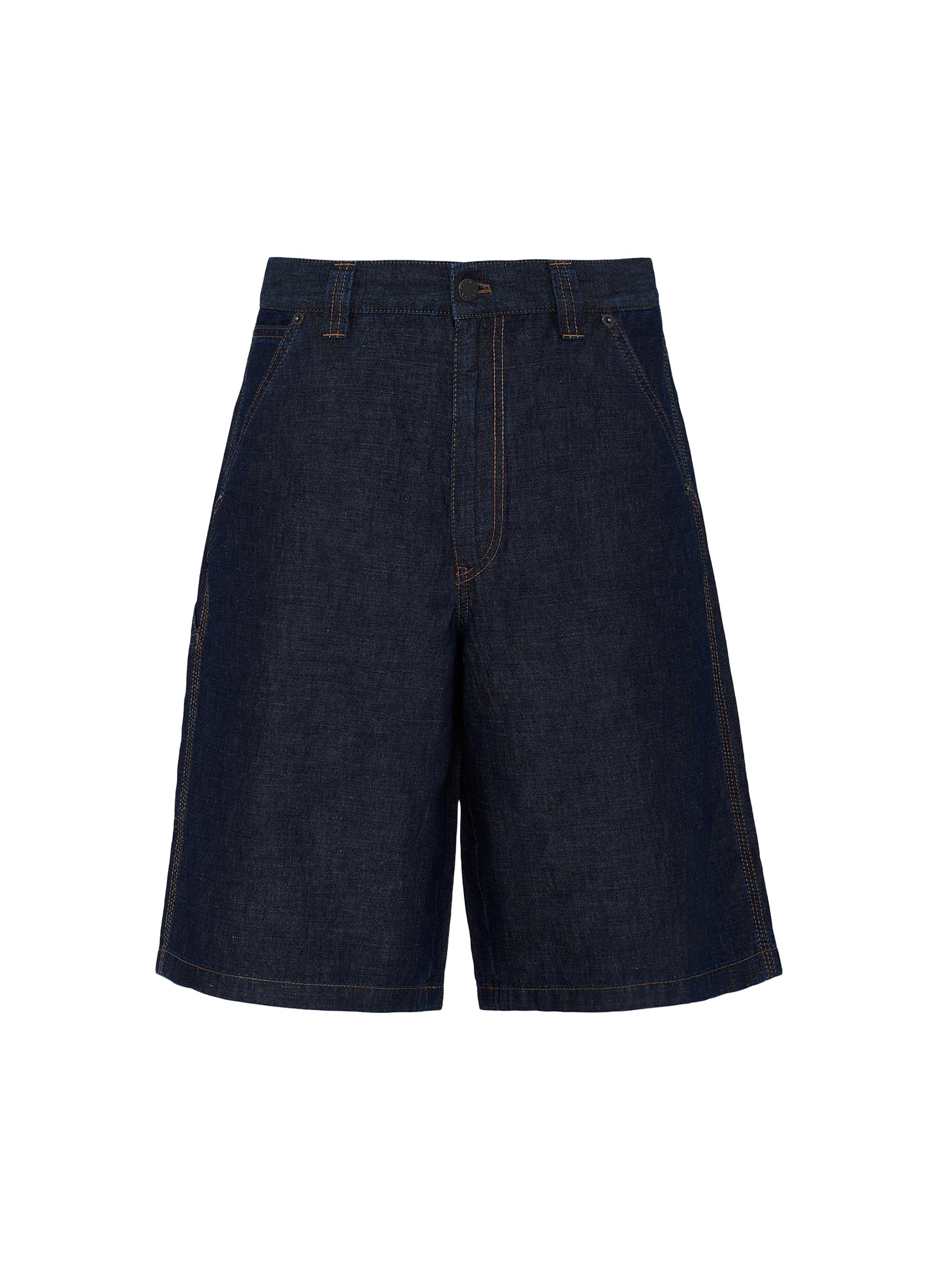 Prada Men's Chambray Bermudas - Blue