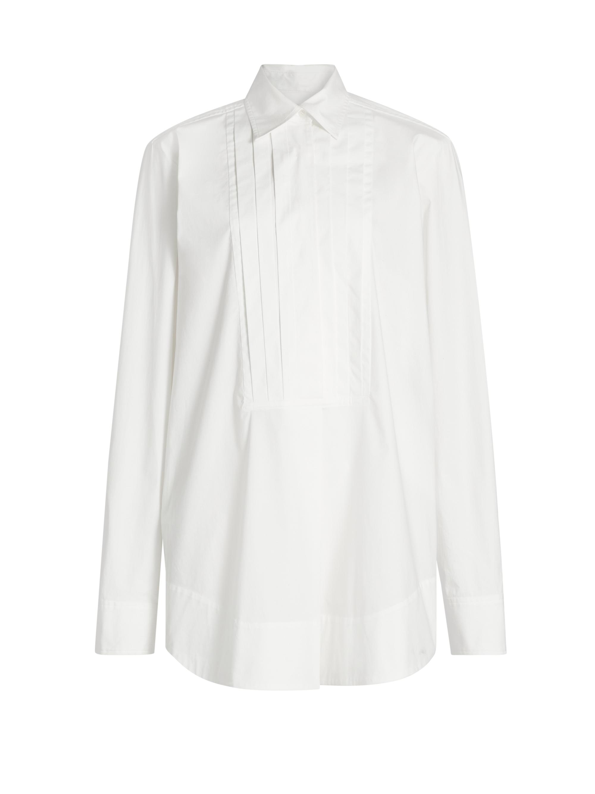 A.L.C. Women's Fallen Cotton-Blend Shirtdress - White