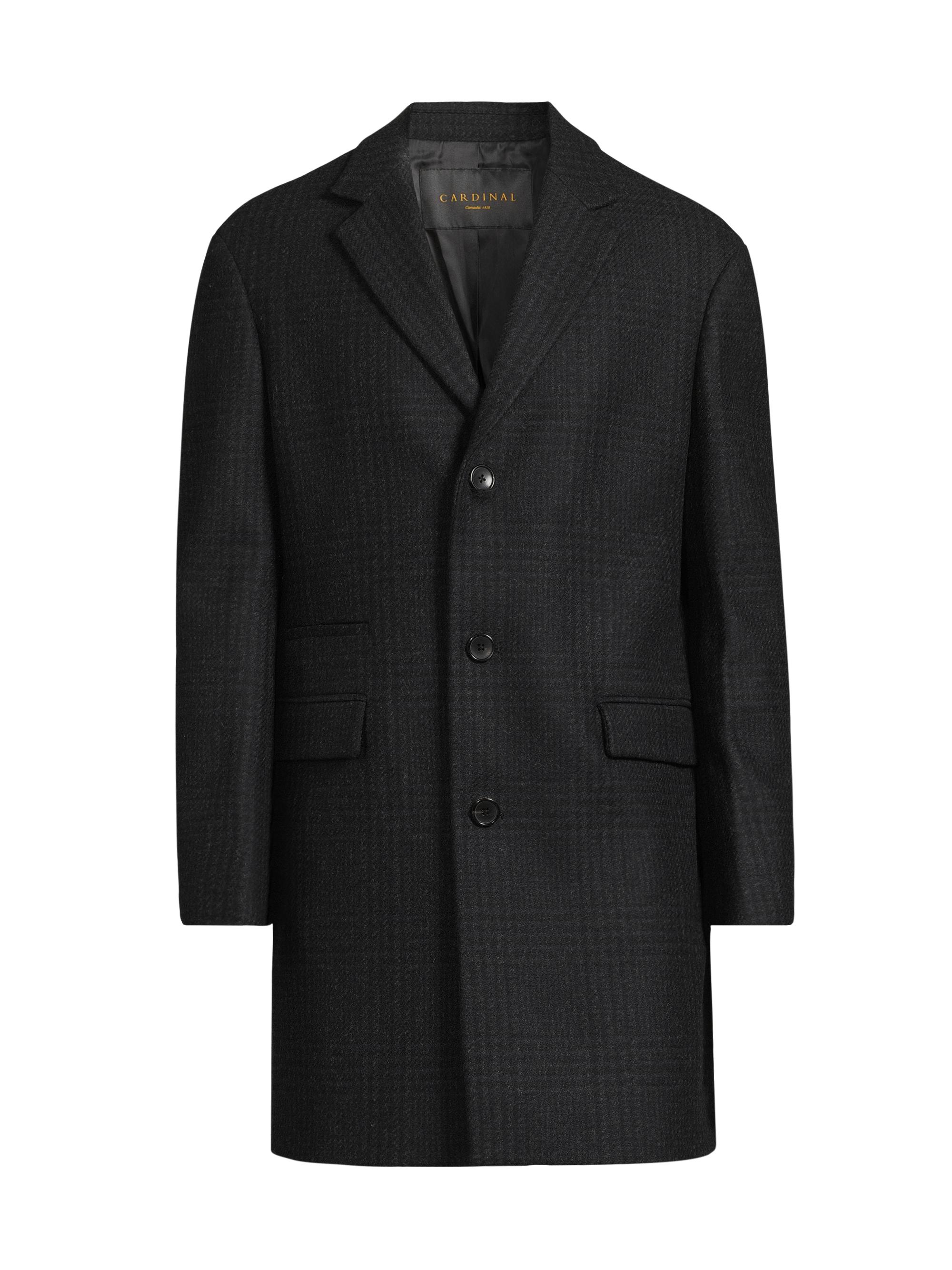 Cardinal Of Canada Men's Sherwood Plaid Wool-Blend Coat - Navy Plaid