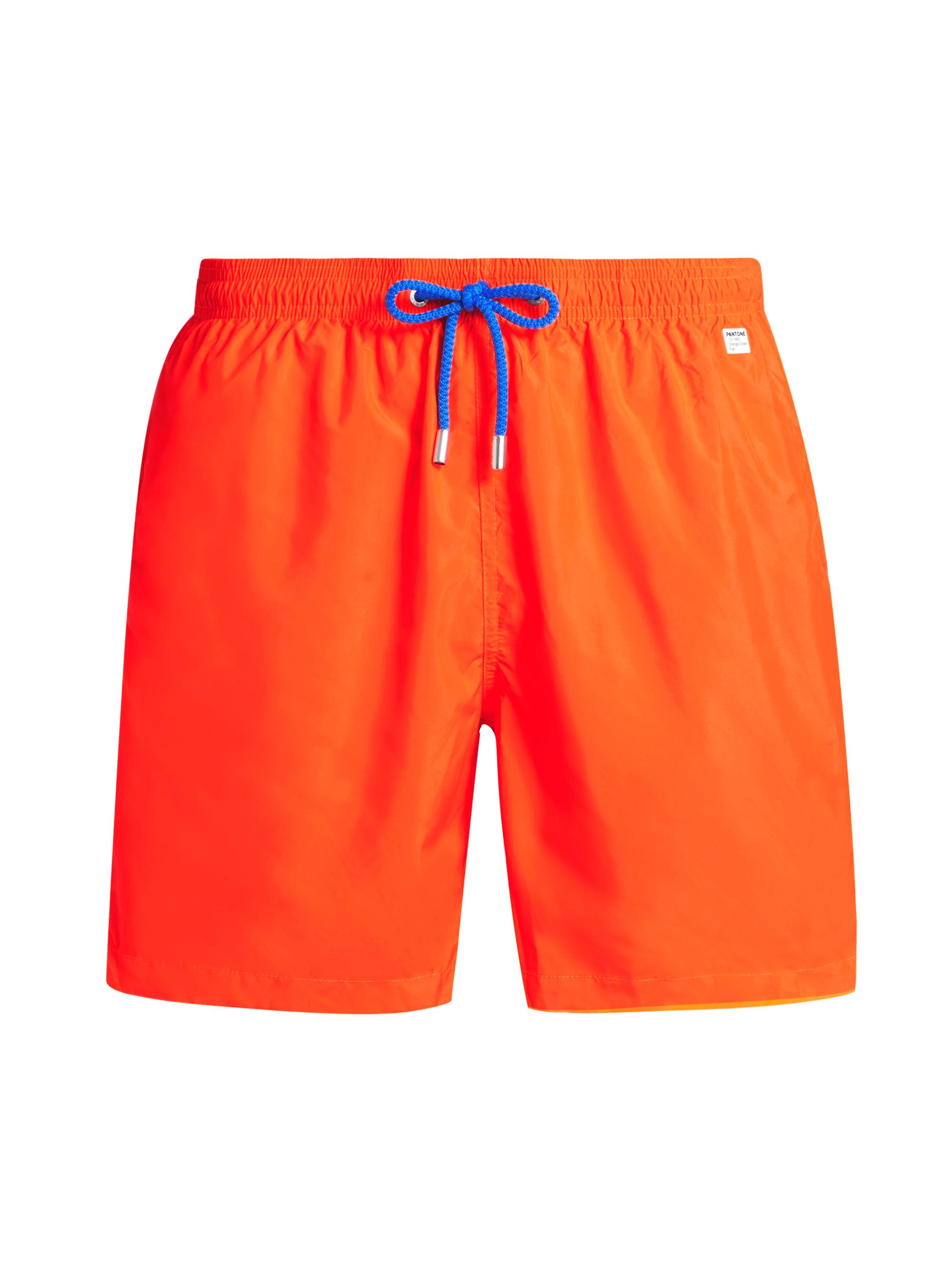 MC2 Saint Barth Men's  x Pantone Swim Shorts - Flourescent Orange