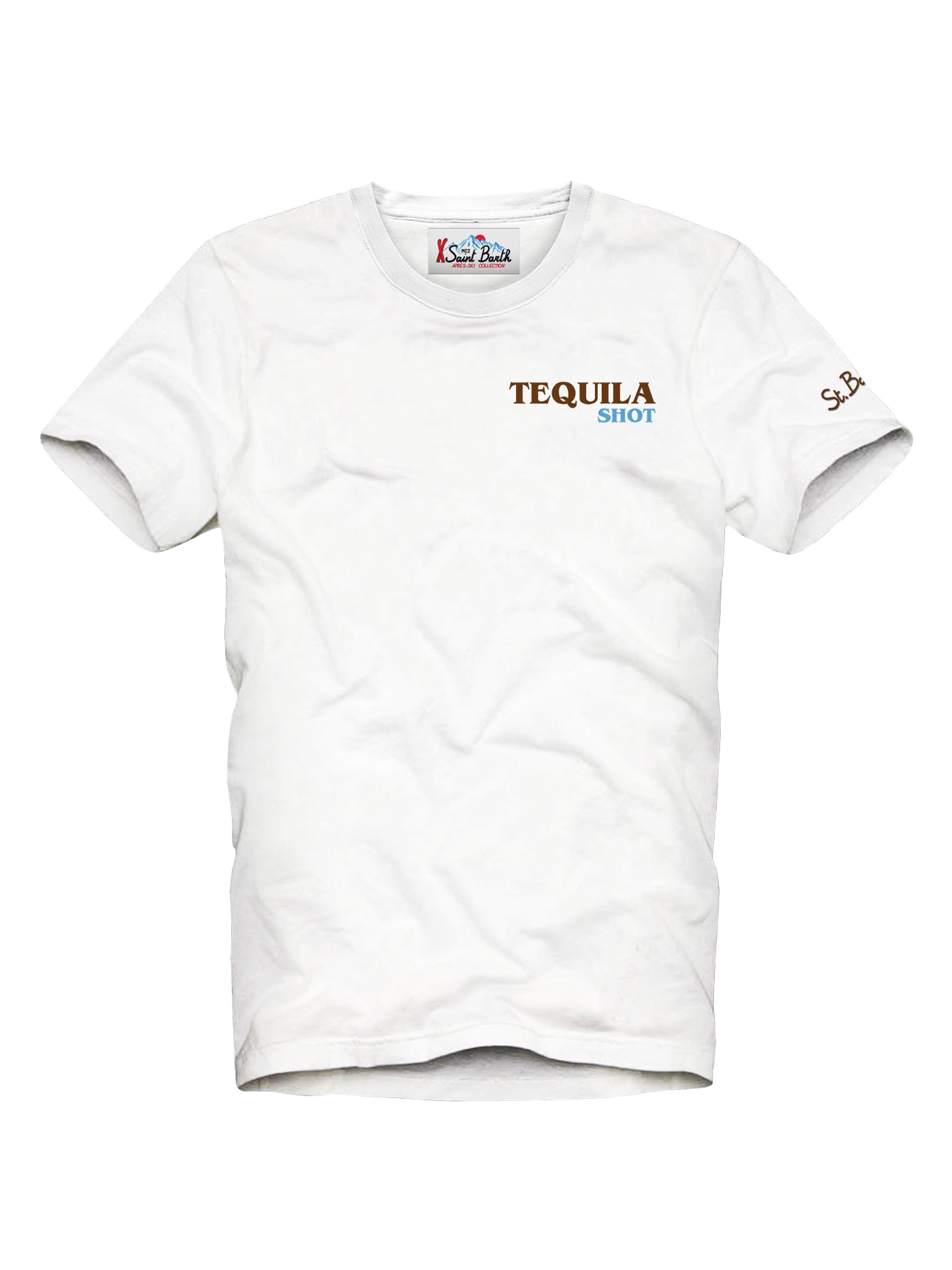 MC2 Saint Barth Men's Arnott Winter Tequila Crewneck T-Shirt - White
