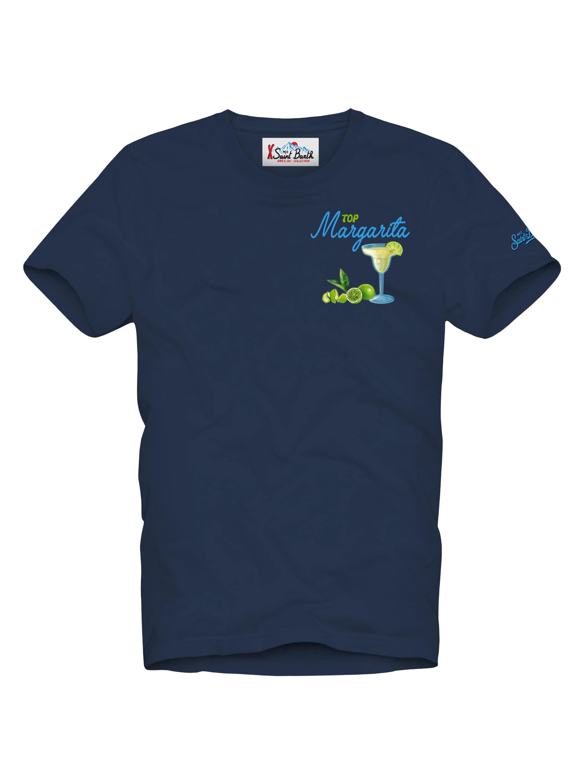 MC2 Saint Barth Men's Arnott Margarita Crewneck T-Shirt - Blue