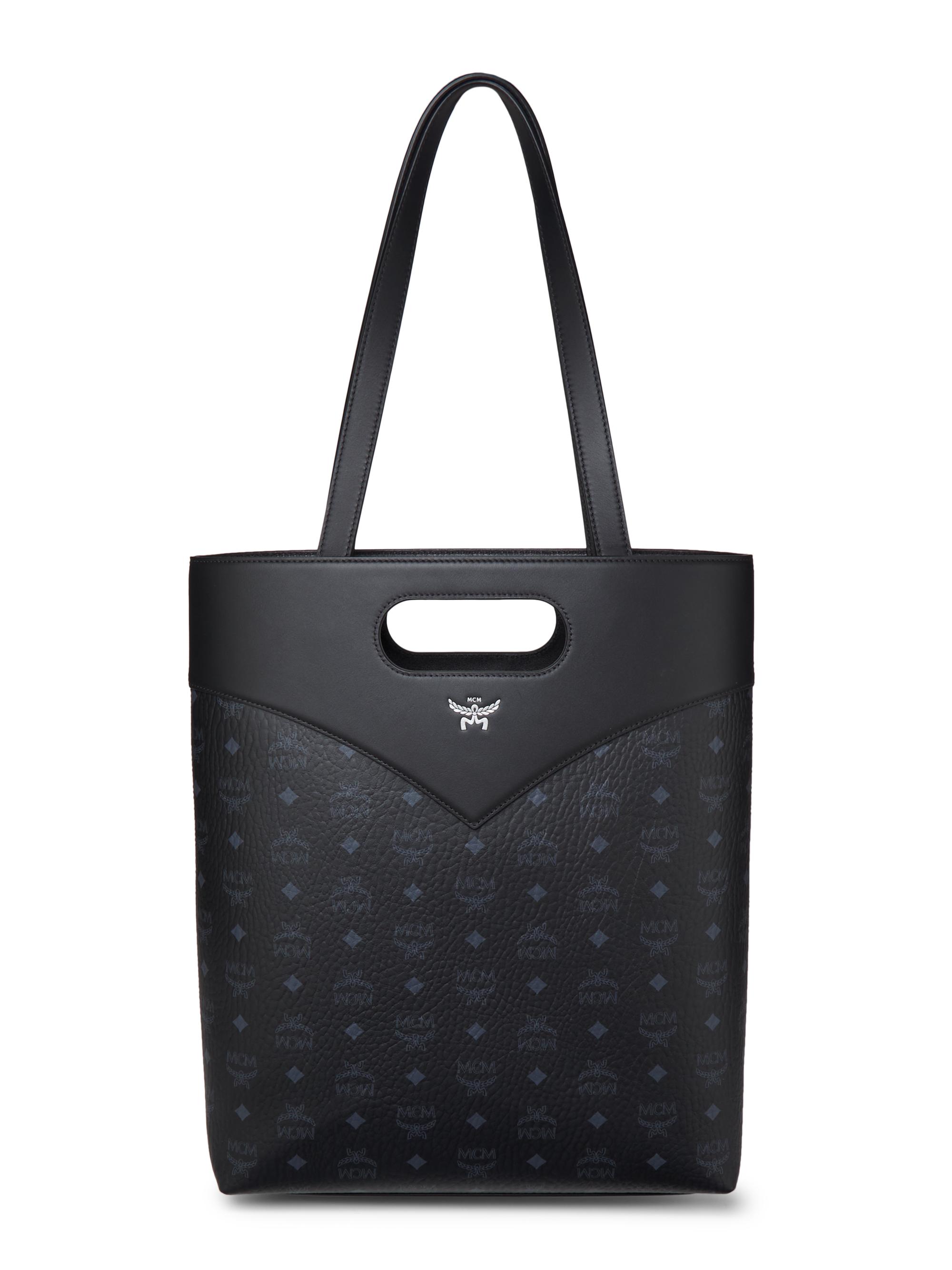 MCM Diamond Visetos Monogram Canvas Tote Bag | Saks Fifth Avenue