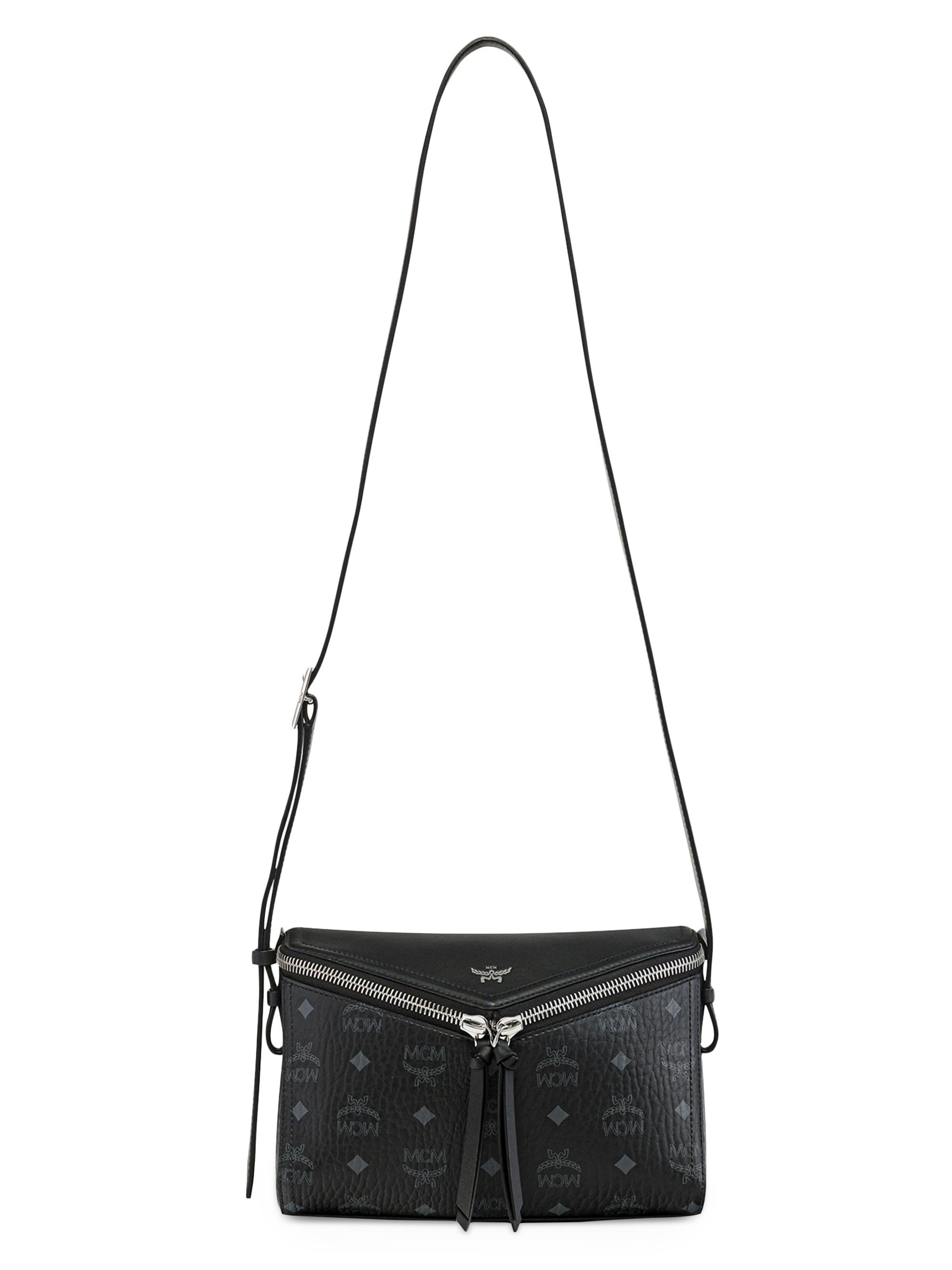 MCM Diamant 3D Small Faux-Leather Shoulder Bag | Saks Fifth Avenue