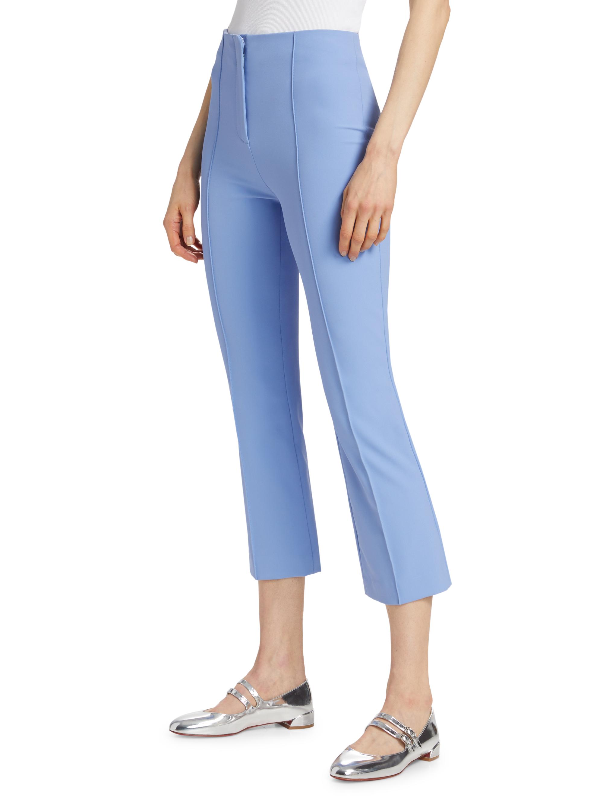 Veronica Beard Jaya Pintuck Crop Pants | Saks Fifth Avenue