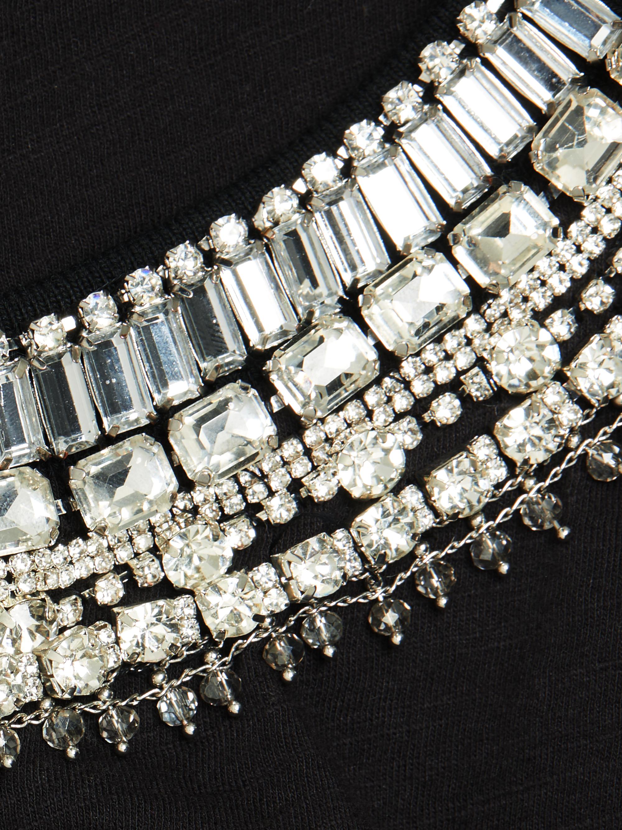 Cinq à Sept Bella Necklace Cotton T-Shirt | Saks Fifth Avenue