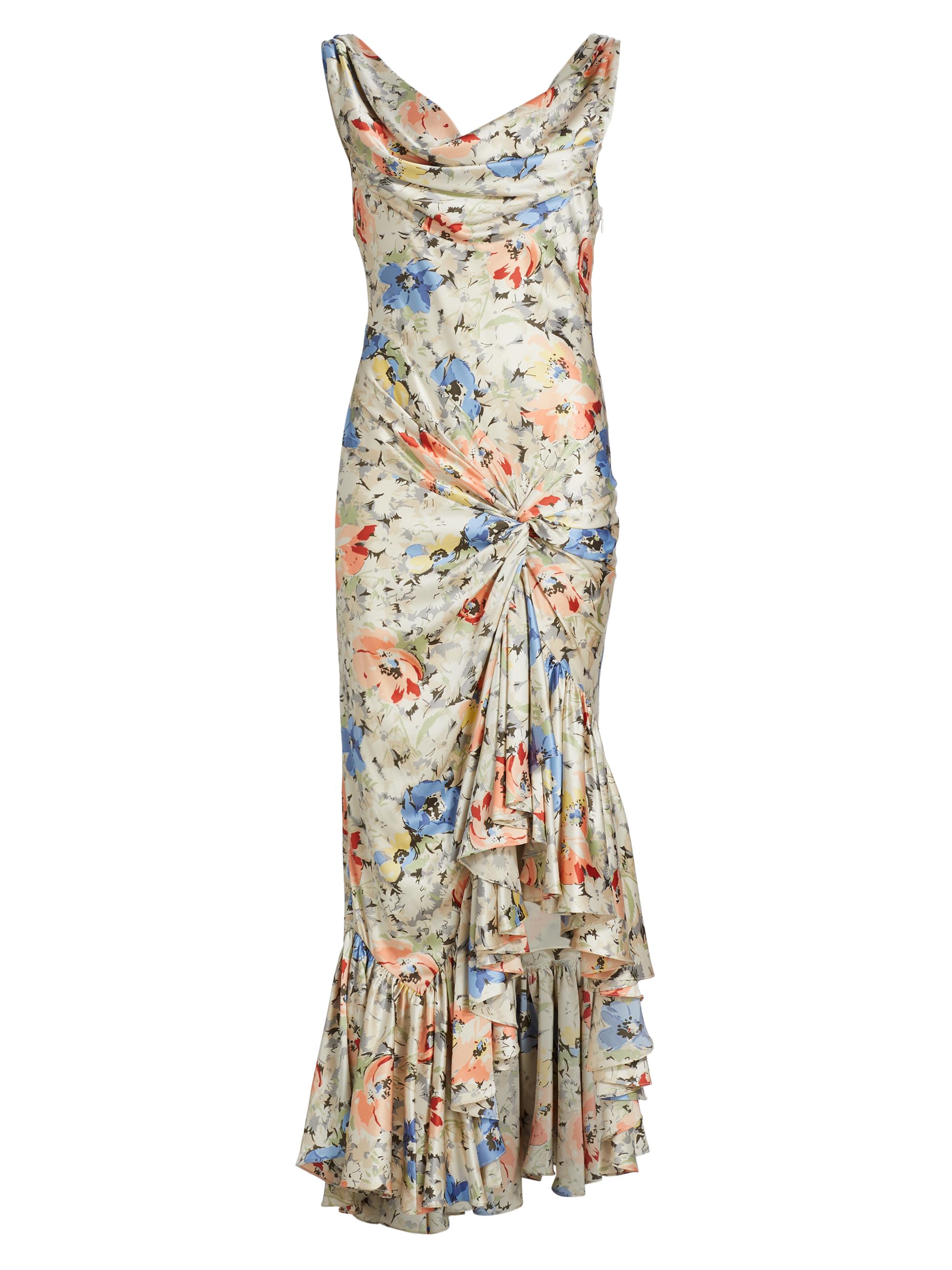 CINQ A SEPT Women's Ciara Floral Silk Maxi Dress -  Multi