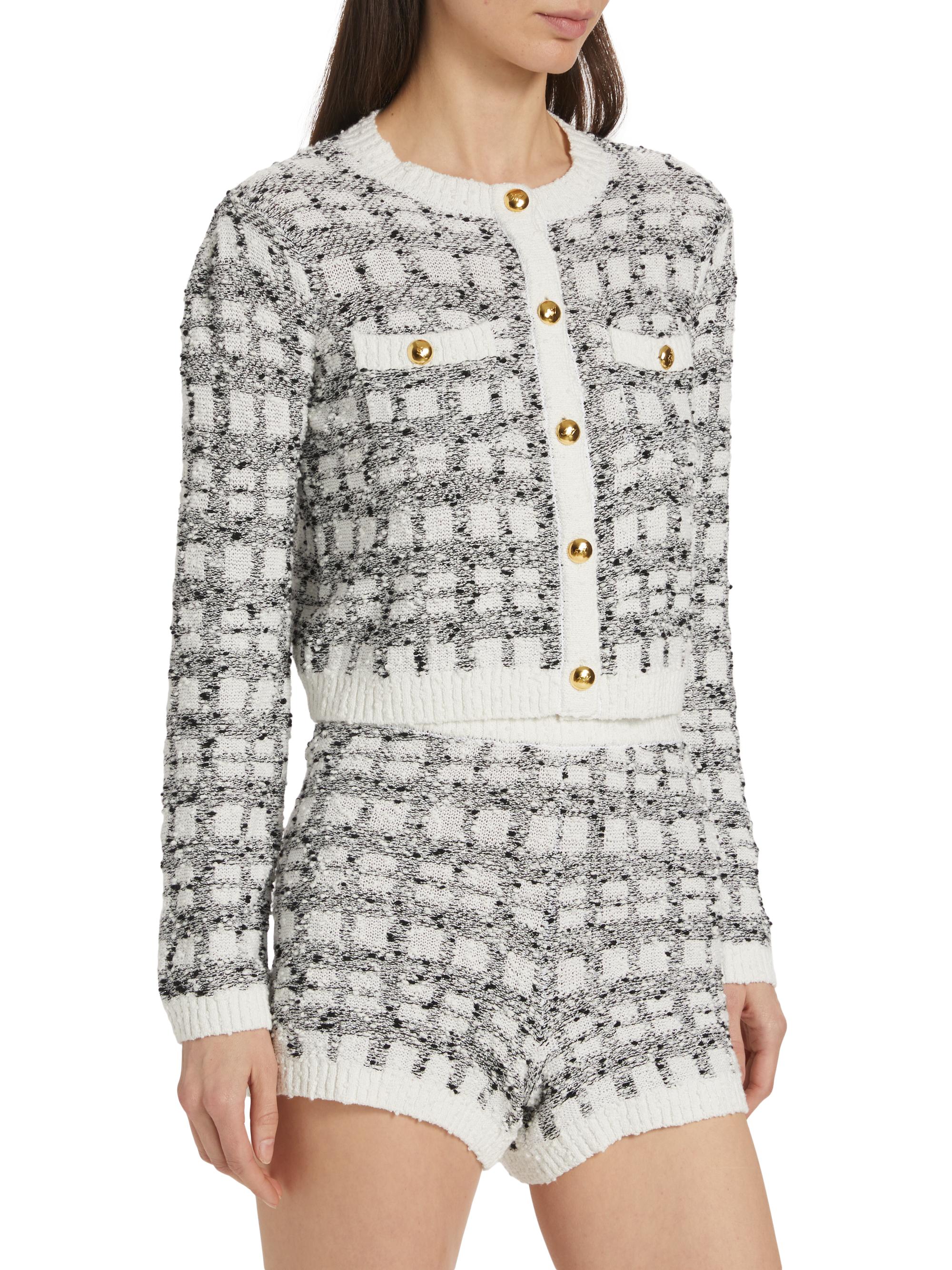 Cinq à Sept Kori Cotton-Blend Bouclé Cardigan | Saks Fifth