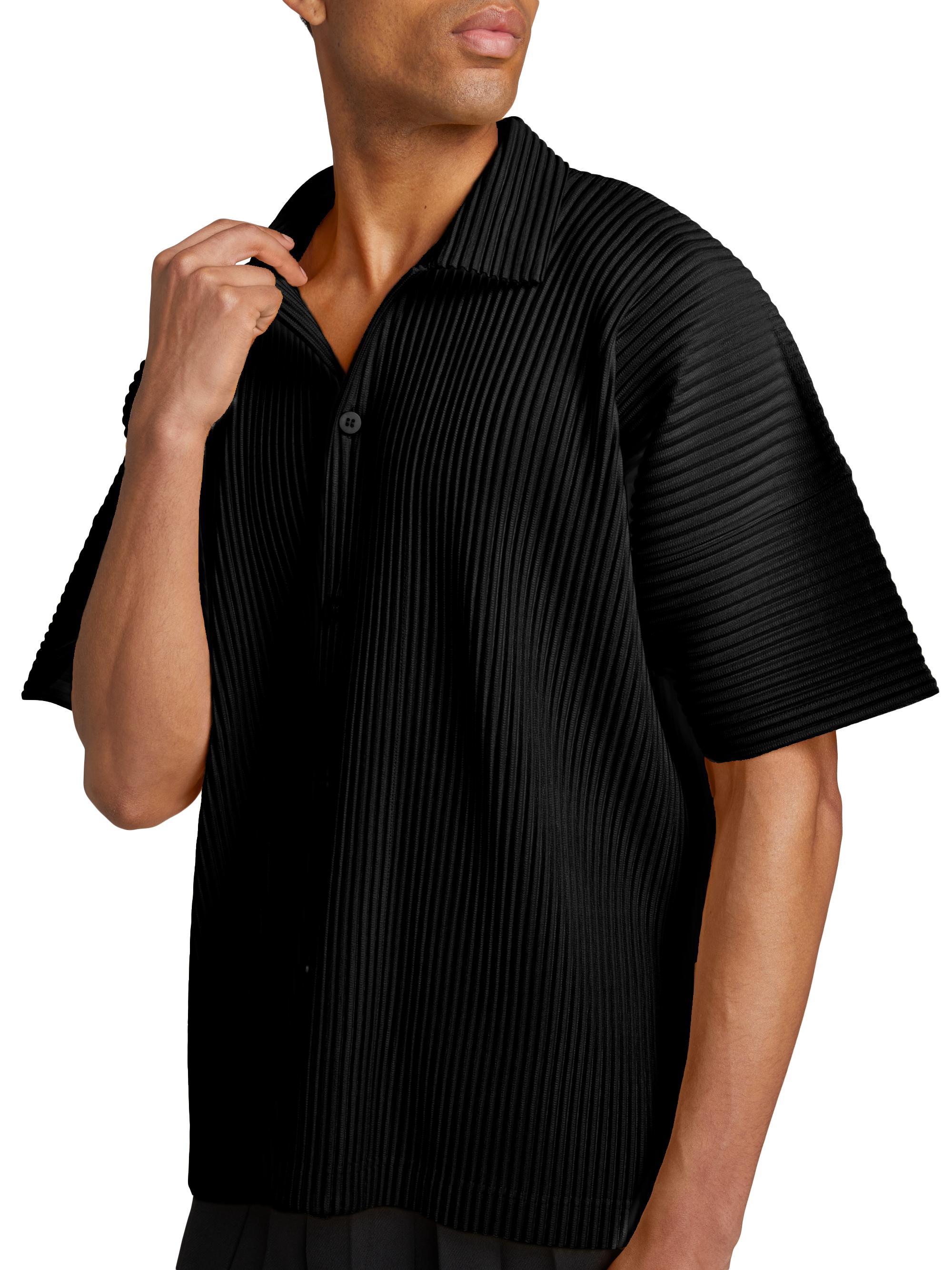 Homme Plissé Issey Miyake July Relaxed-Fit Button-Front Shirt