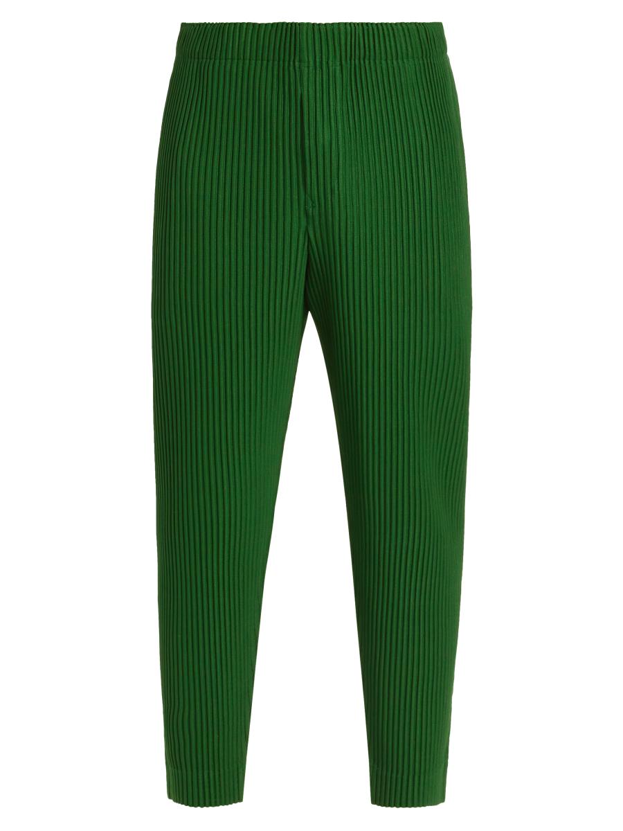 HOMME PLISSÉ ISSEY MIYAKE タキシードサルエルパンツ 黒 MC January Pleated Pants in Black – SVRN