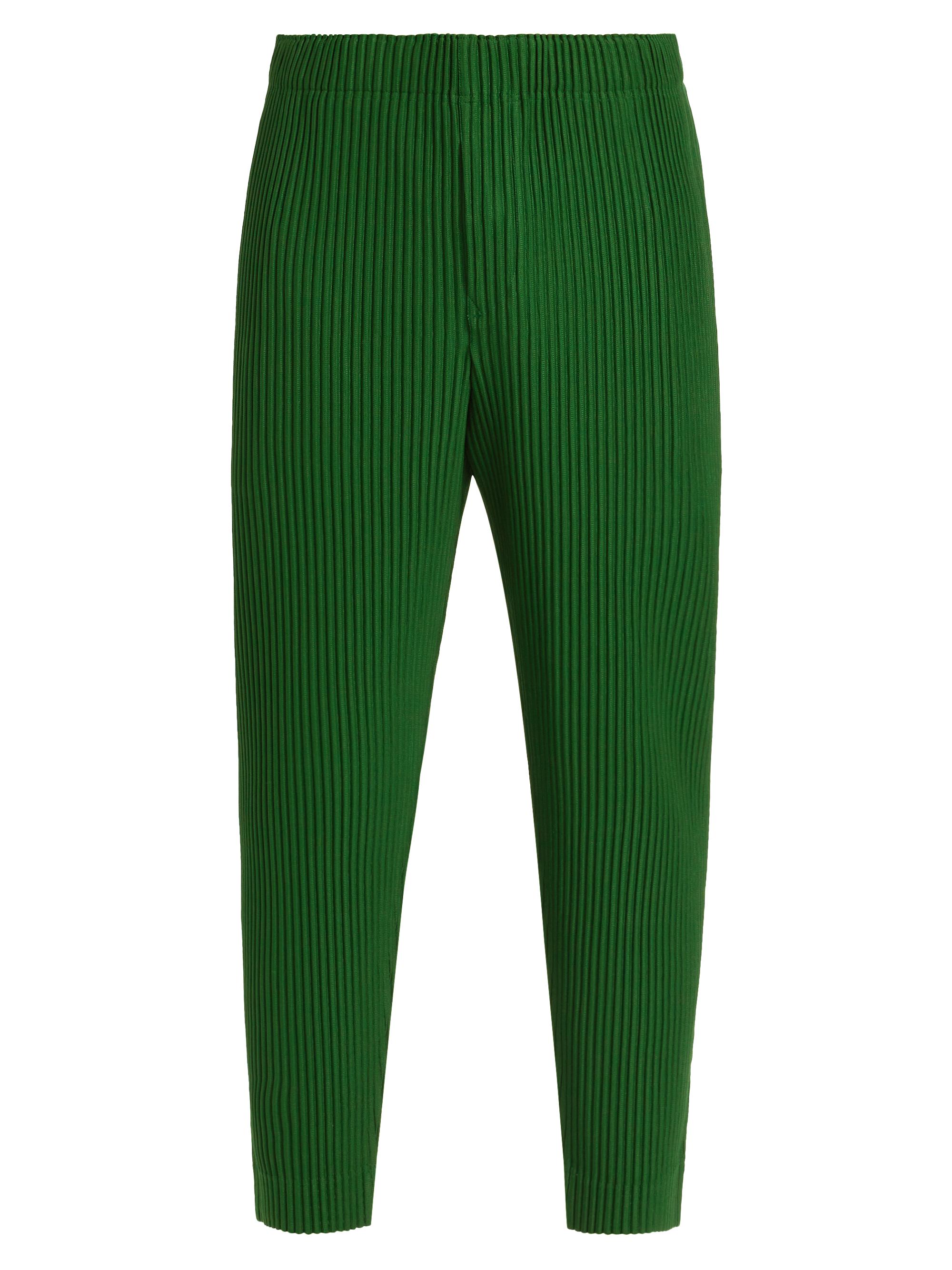 Homme Plissé Issey Miyake Men's August Tapered Pants - Seaweed Green
