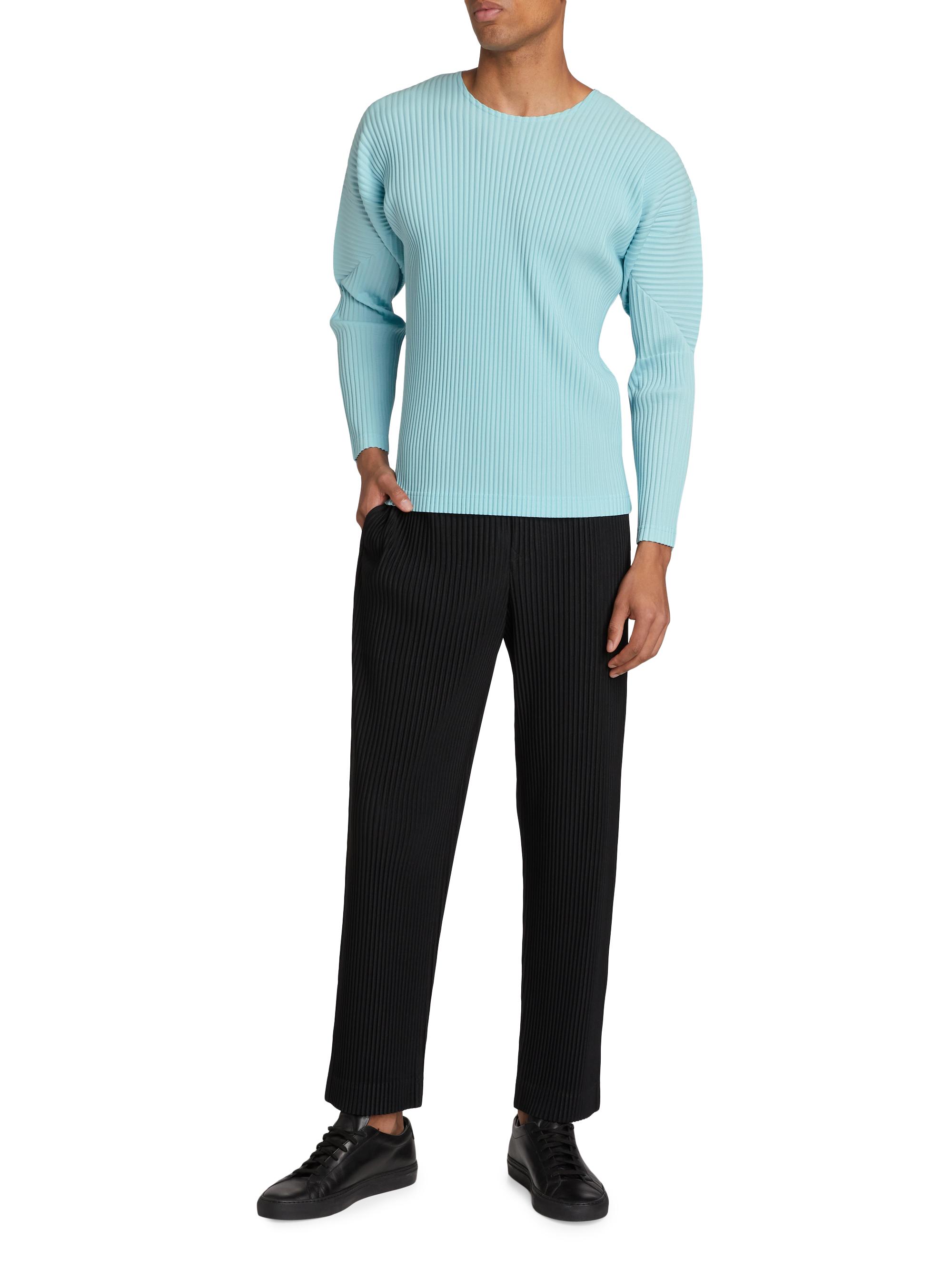 Homme plisse Issey Miyake タートルネック ブルー Black Turtleneck