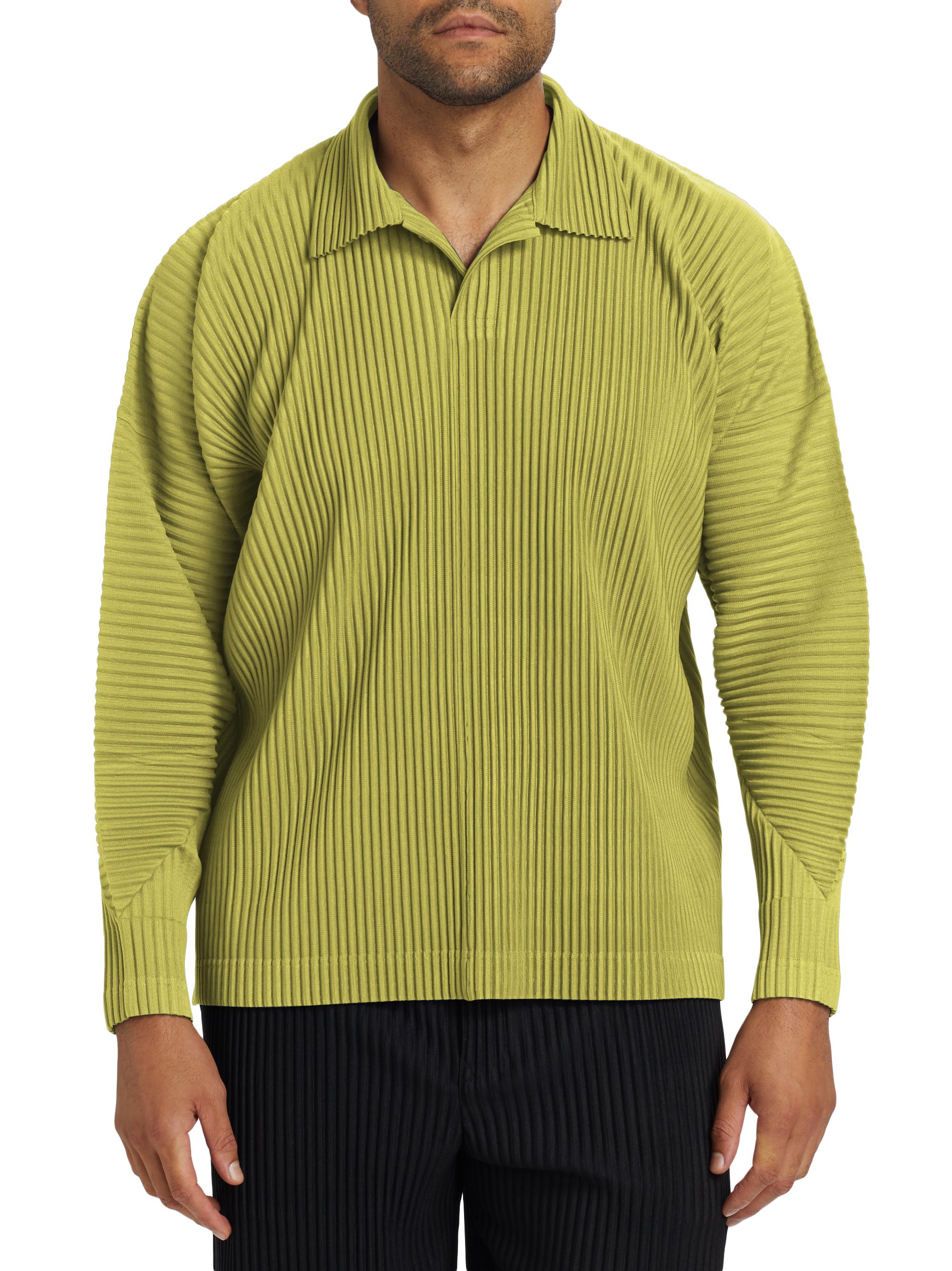 HOMME PLISSE ISSEY MIYAKE タンクトップ イエロー Homme Plissé