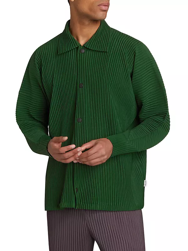 Shop Homme Plissé Issey Miyake August Pleated Jacket | Saks Shop Homme Plissé Issey Miyake August Pleated Jacket | Saks