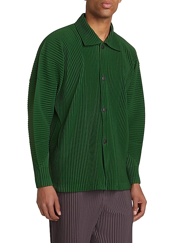 Shop Homme Plissé Issey Miyake August Pleated Jacket | Saks Shop Homme Plissé Issey Miyake August Pleated Jacket | Saks