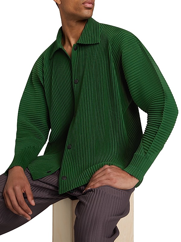Shop Homme Plissé Issey Miyake August Pleated Jacket | Saks Shop Homme Plissé Issey Miyake August Pleated Jacket | Saks