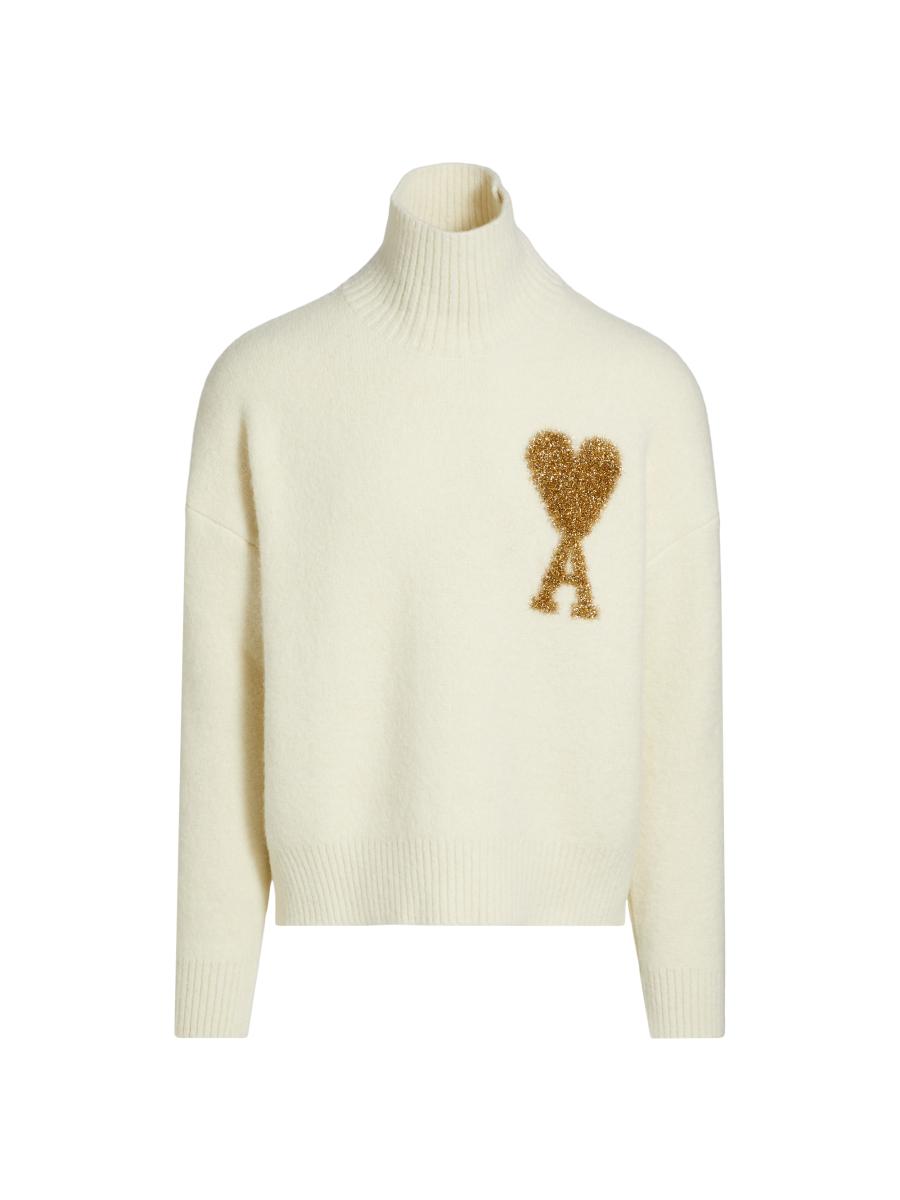 AMI Paris ADC Logo Knit Sweater | Saks Fifth Avenue