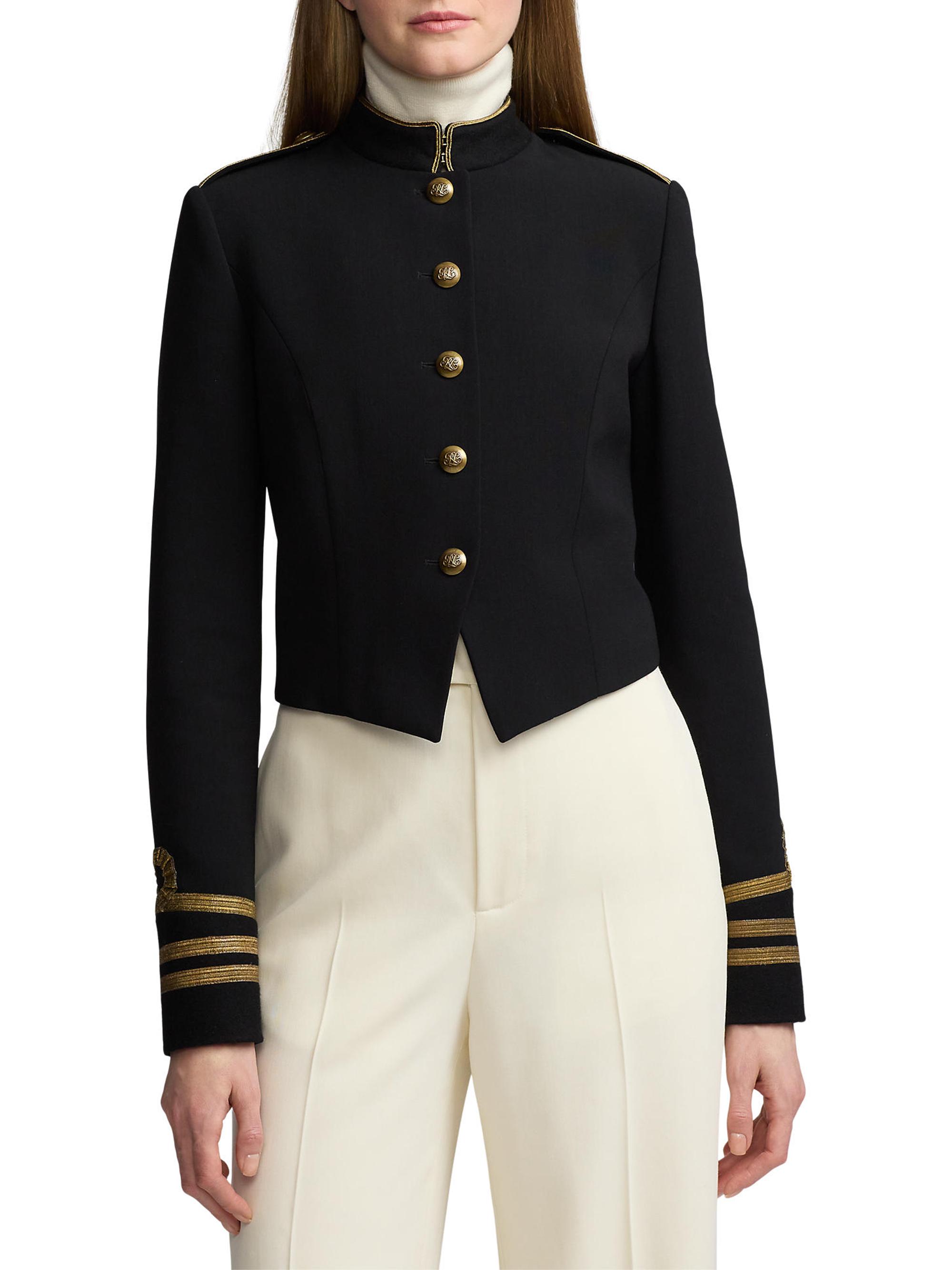 Ralph Lauren Collection Wool-Blend Soutache Jacket | Saks Fifth Avenue