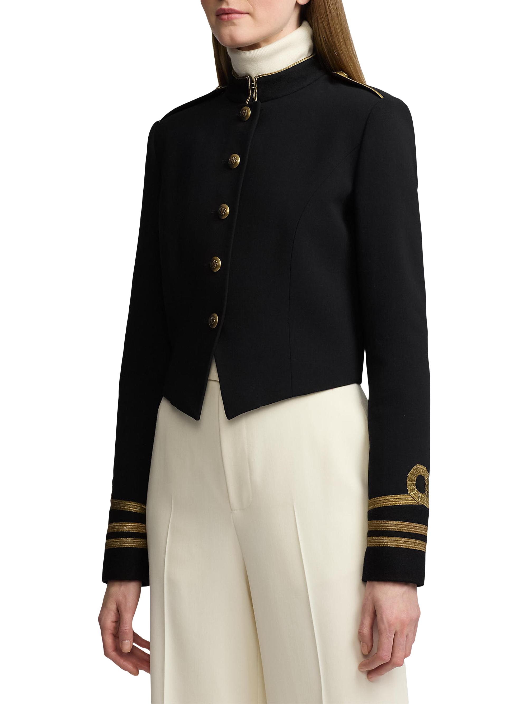 Ralph Lauren Collection Wool-Blend Soutache Jacket | Saks Fifth Avenue