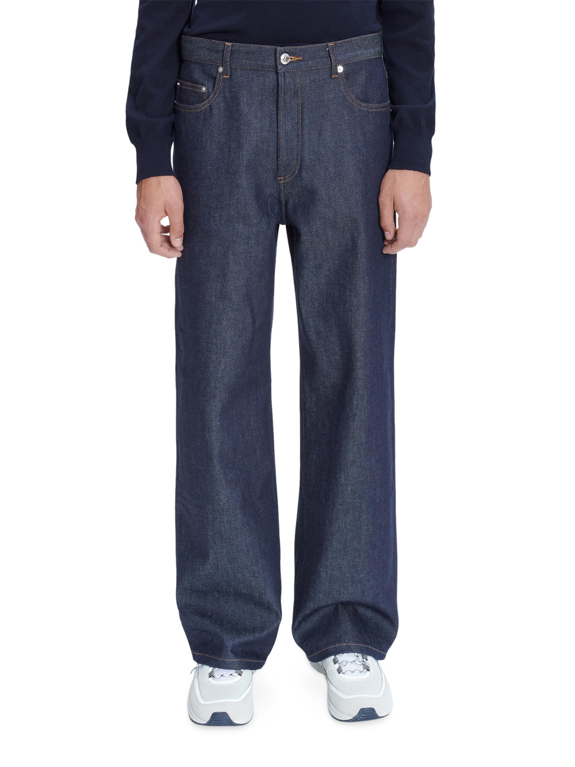 A.P.C. Aaron Stretch-Cotton Denim Relaxed-Fit Jeans | Saks Fifth