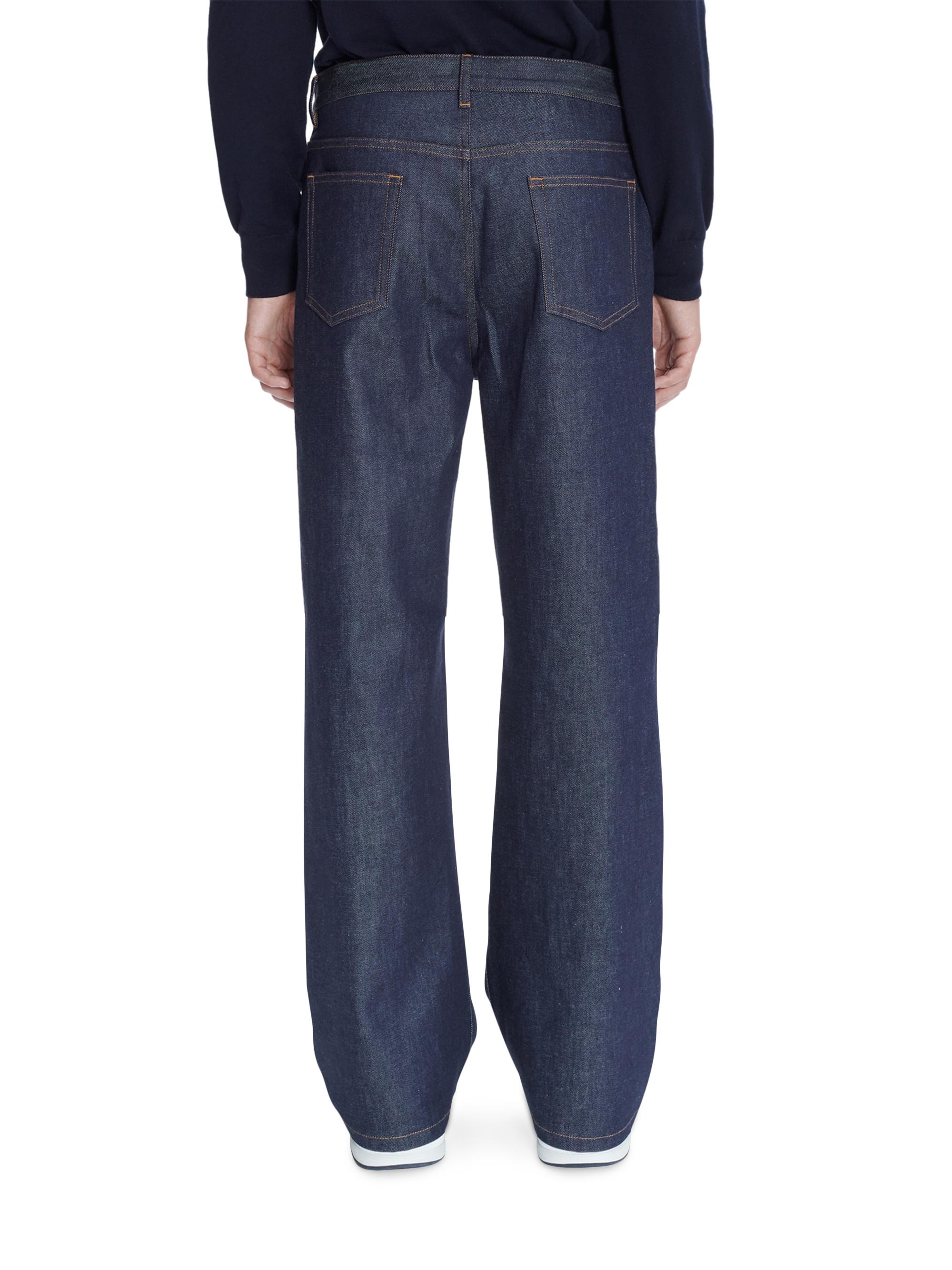 A.P.C. Aaron Stretch-Cotton Denim Relaxed-Fit Jeans | Saks Fifth