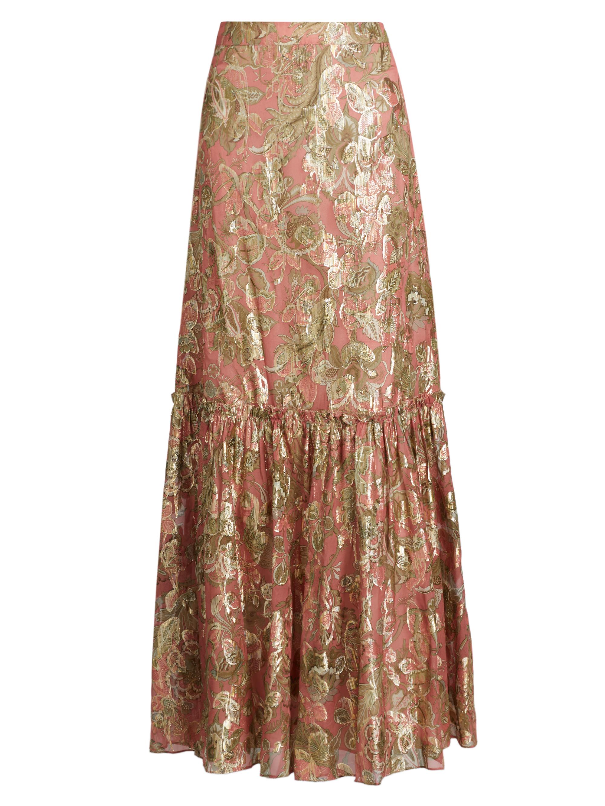 Figue Women's Jordan Floral Maxi Skirt - Floral Blushed Red