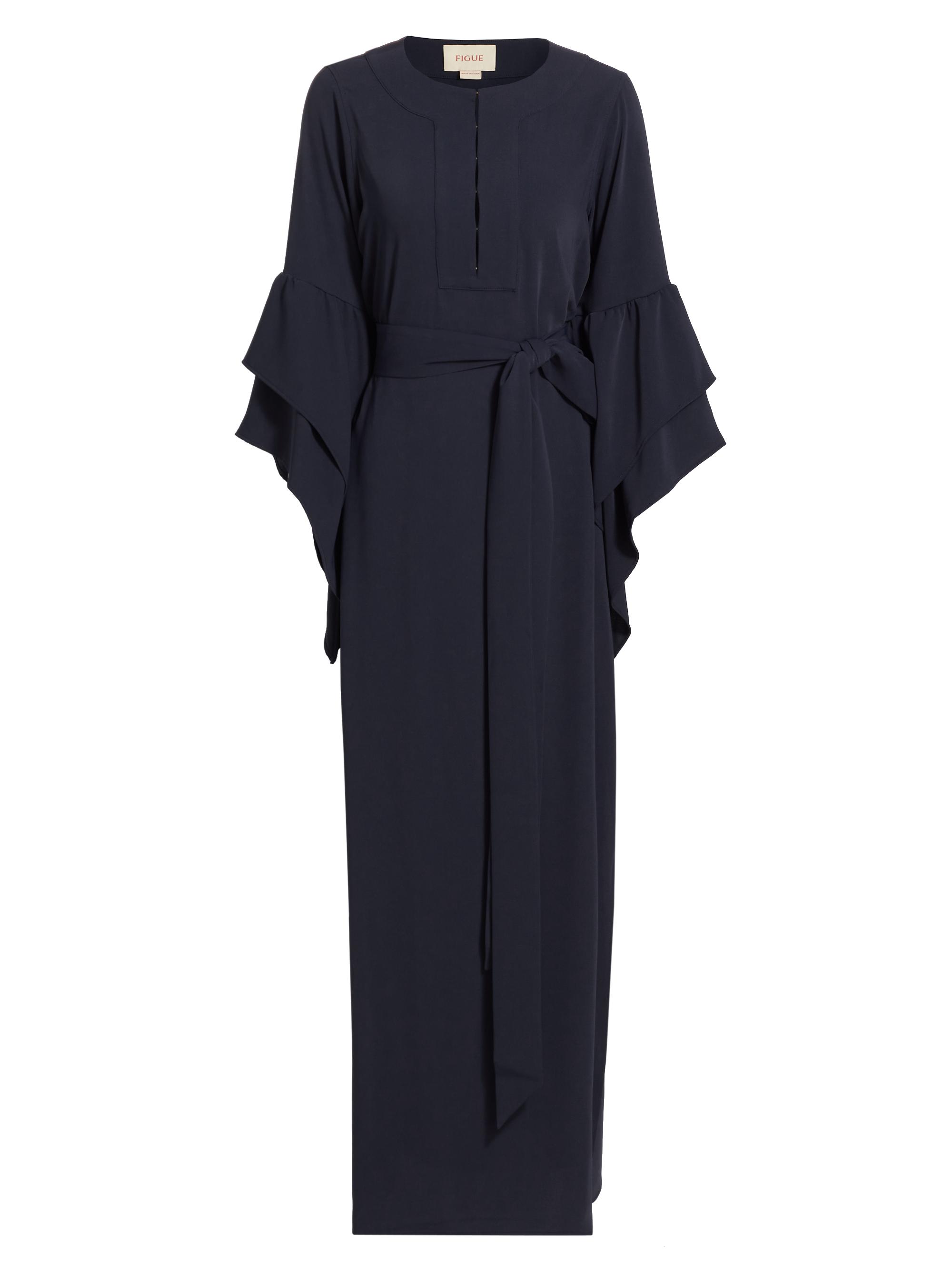 Figue Women's Athena Caftan Maxi Dress - True Navy